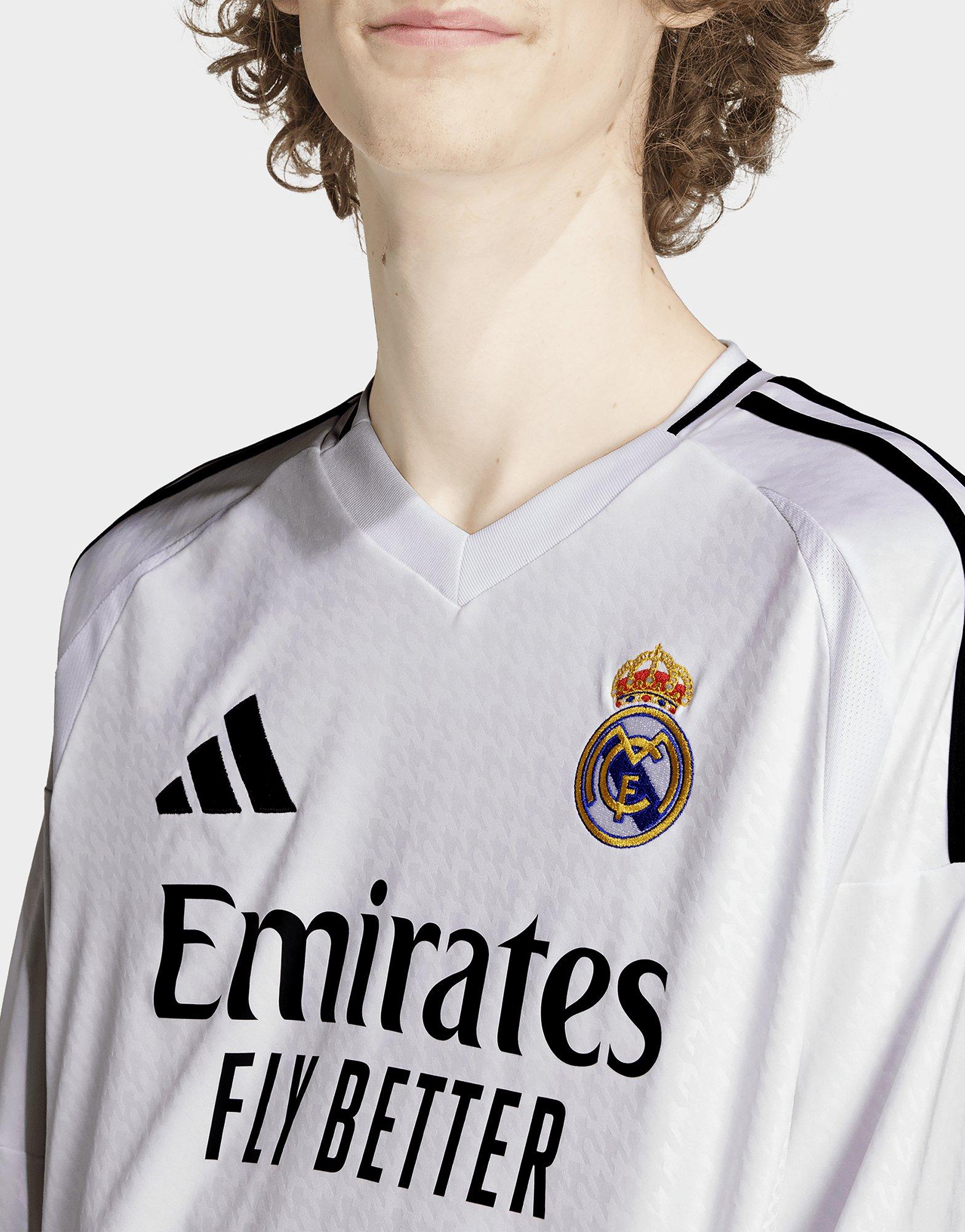 adidas Real Madrid 24/25 Long Sleeve Heimtrikot