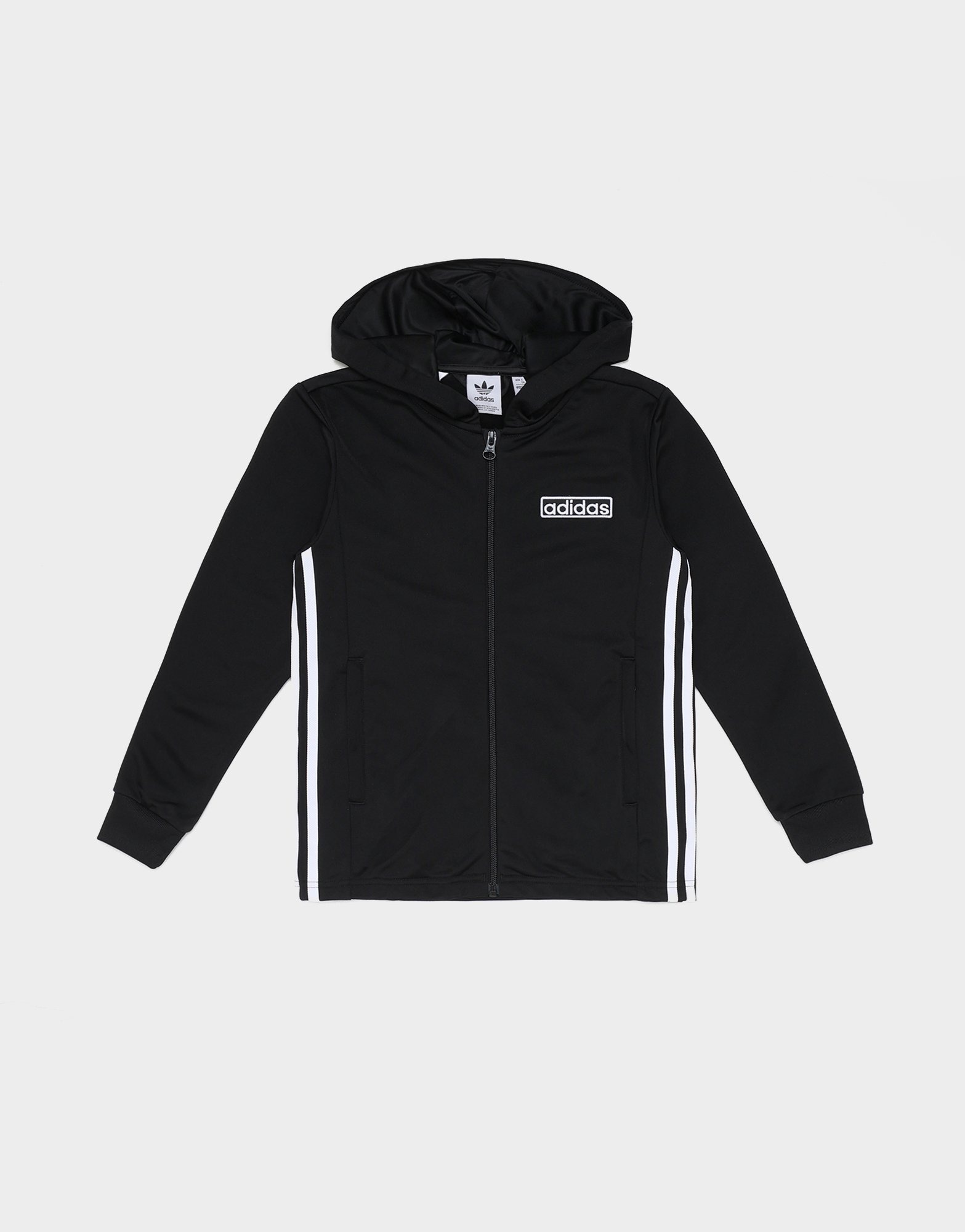 Black adidas Adibreak FullZip Hoodie JD Sports UK
