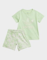 adidas Summer Allover Print Short T-shirt Setje