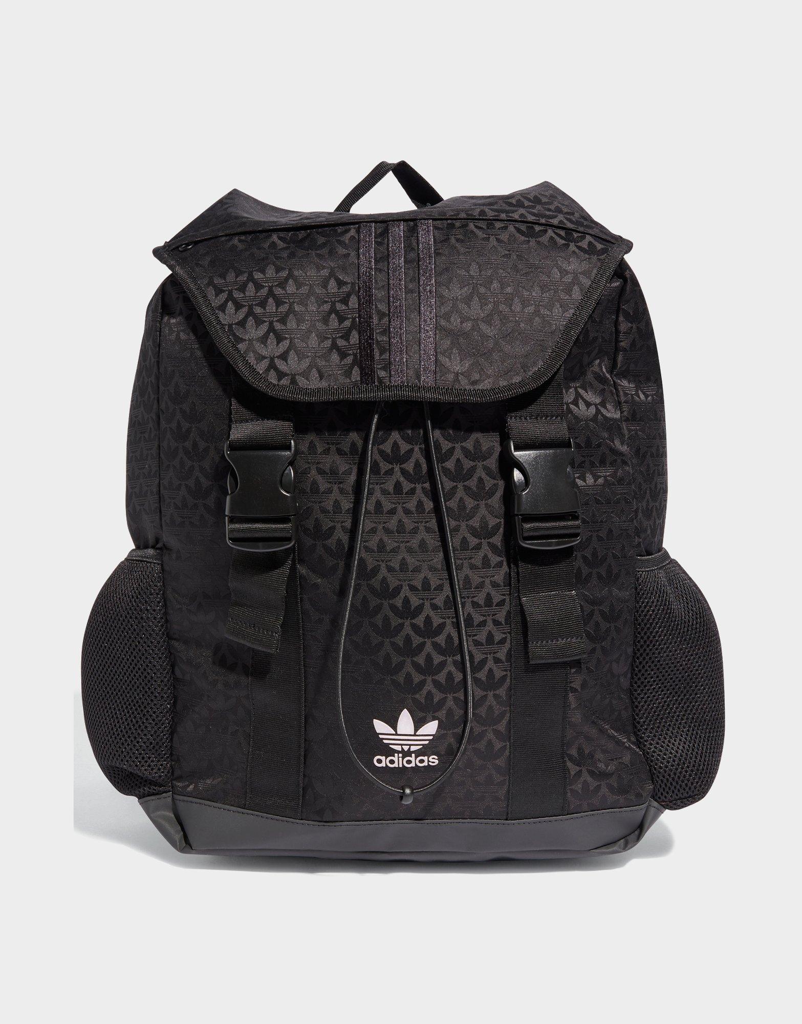 Adidas originals trefoil outlet logo backpack in black