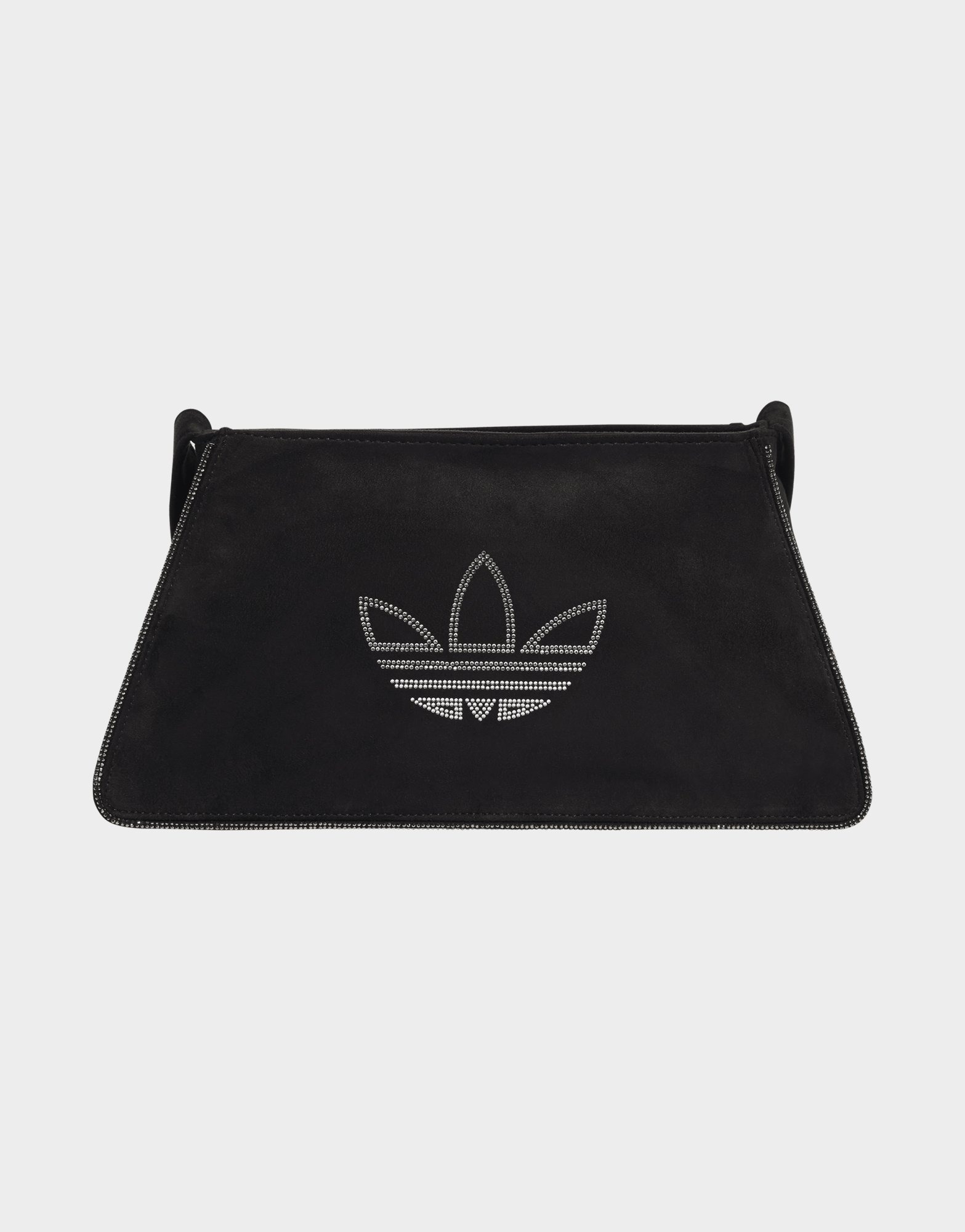 Black adidas Originals Rhinestones Fake Suede Shoulder Bag JD Sports UK