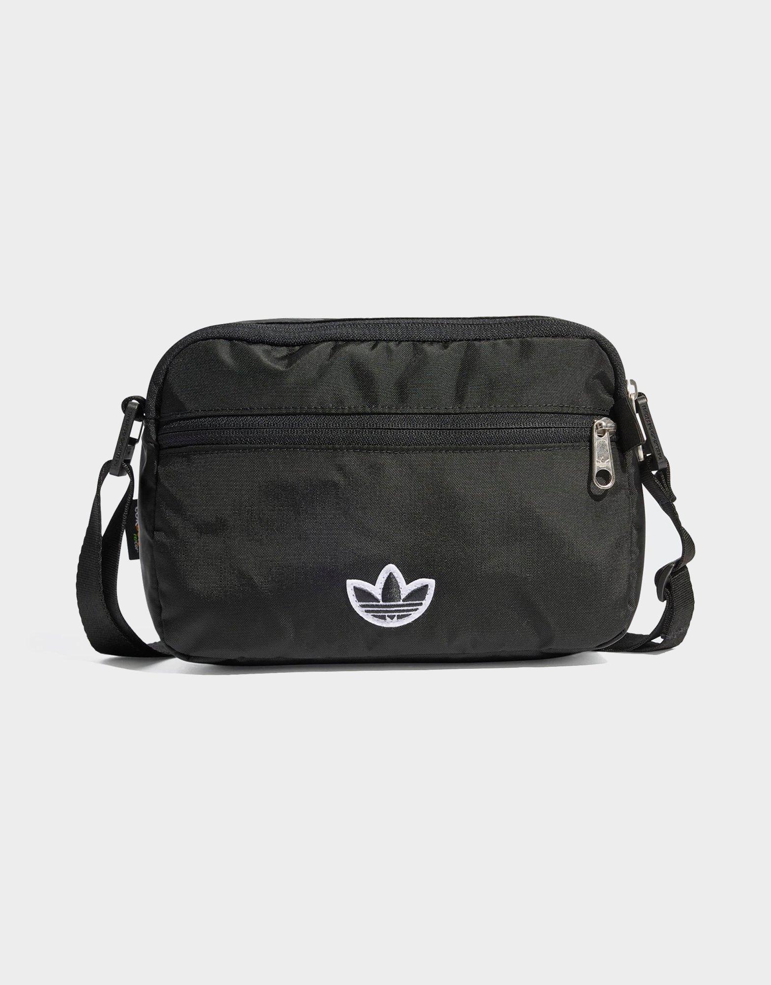 Black adidas Originals Premium Essentials Small Airliner Bag JD Sports UK