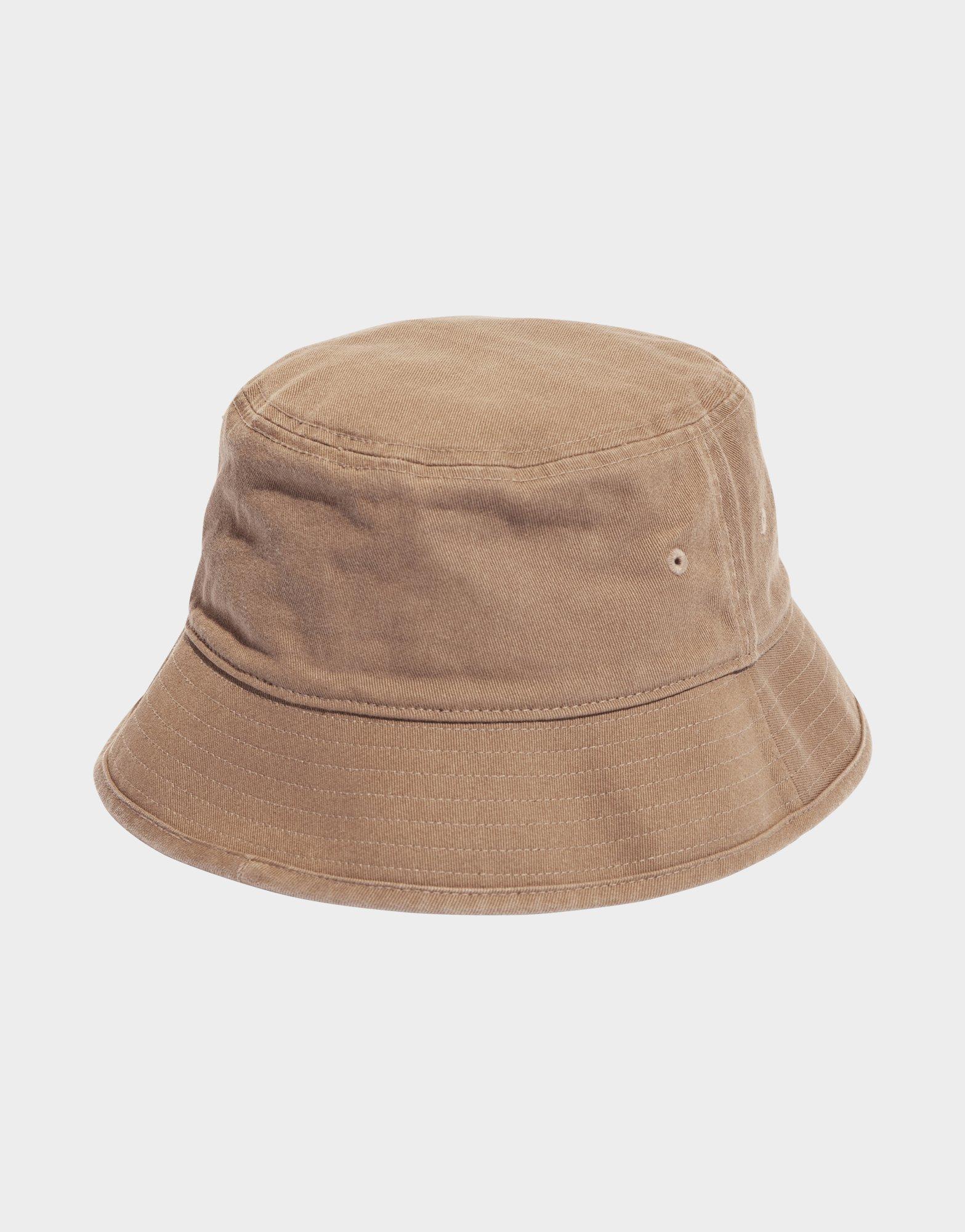 Brown adidas Adicolor Classic Stonewashed Bucket Hat JD Sports UK