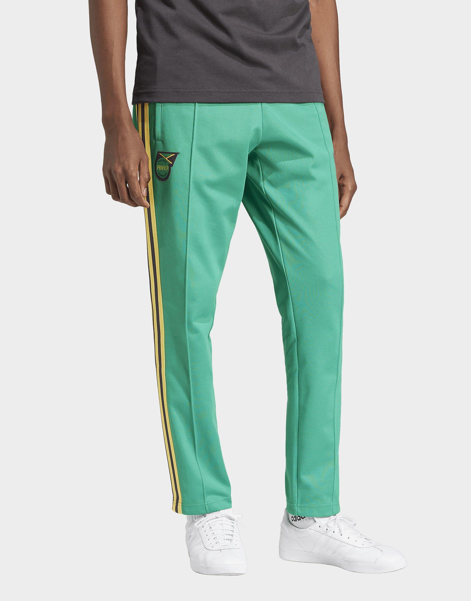 boot-cut track pants men green in polyester - NEEDLES - d — 2