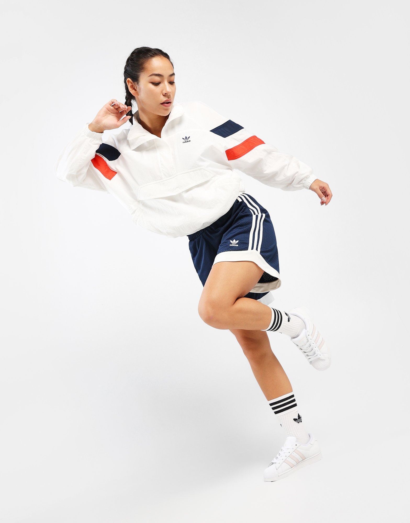 Blue adidas Originals Basketball Shorts Women's JD Sports Singapore