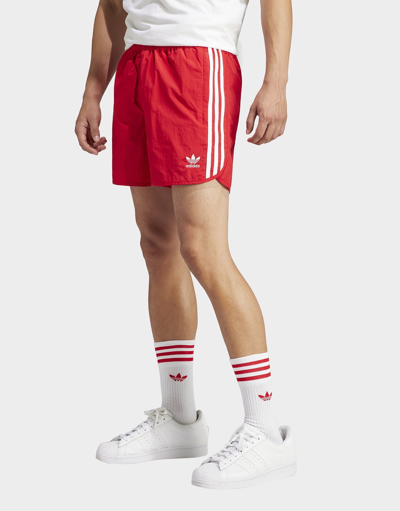 Red adidas Originals Adicolor Classics Sprinter Shorts - JD Sports ...