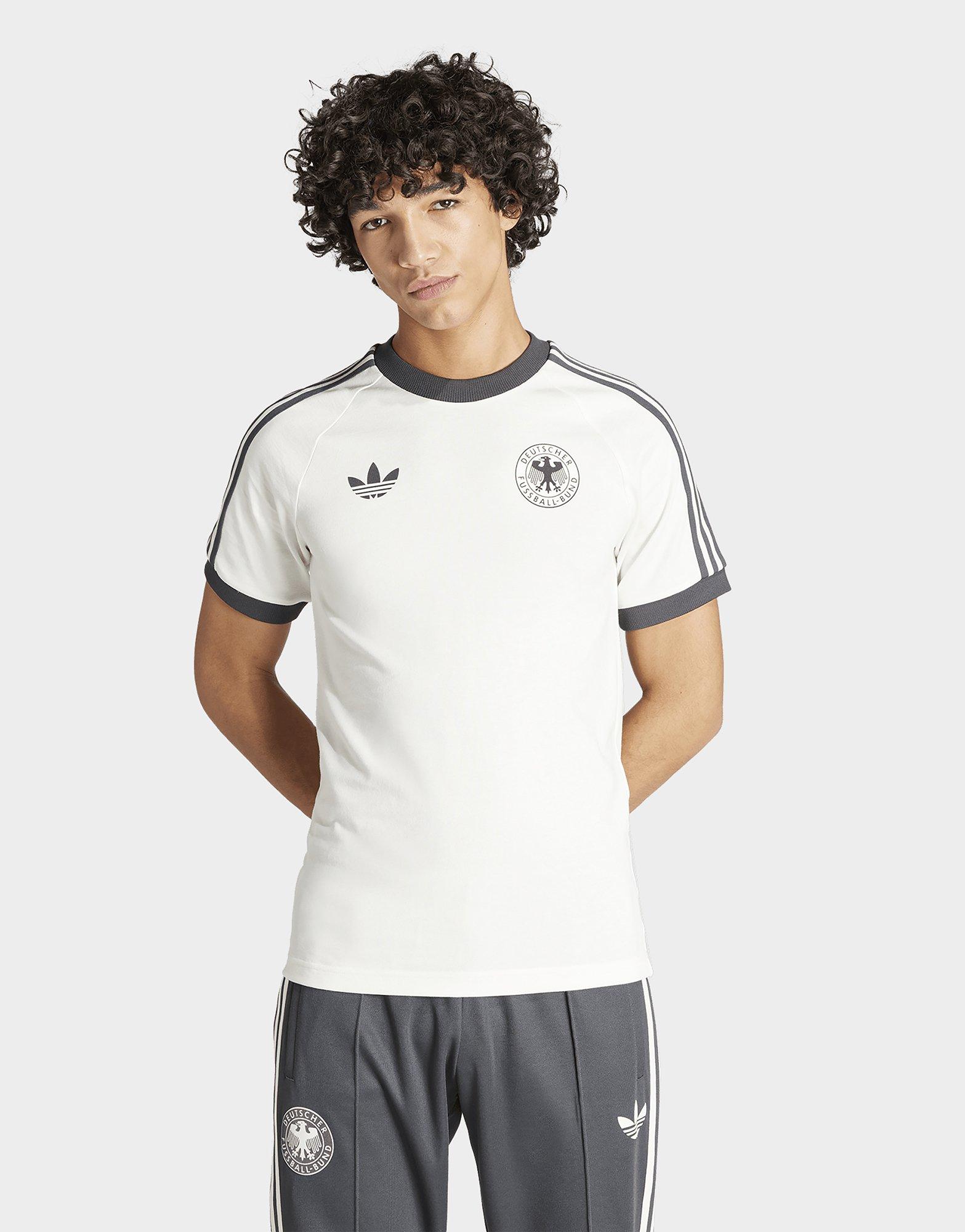 White adidas Originals Germany Adicolor Classics 3-Stripes T-Shirt | JD ...