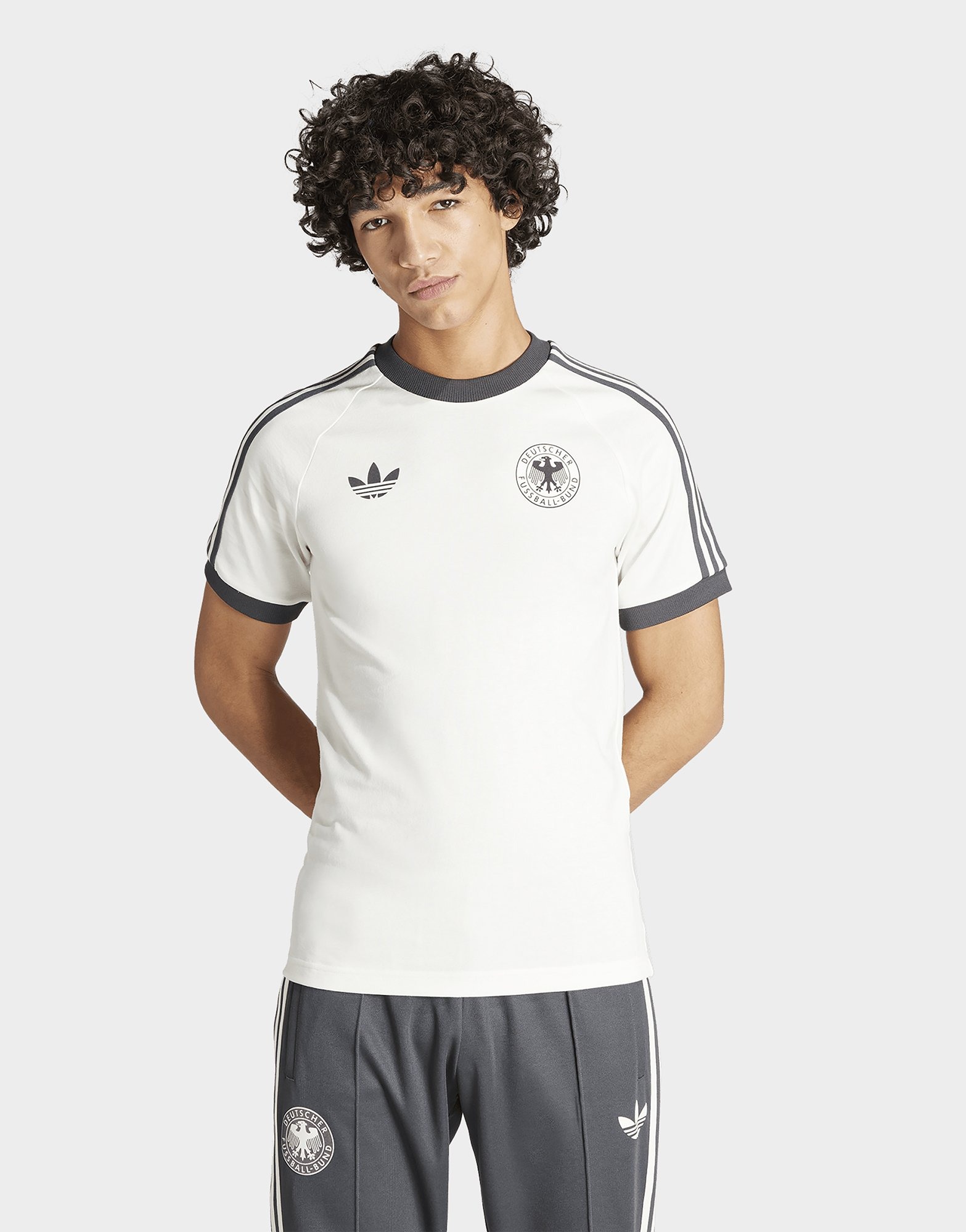 Adidas originals 3 stripes t shirt best sale