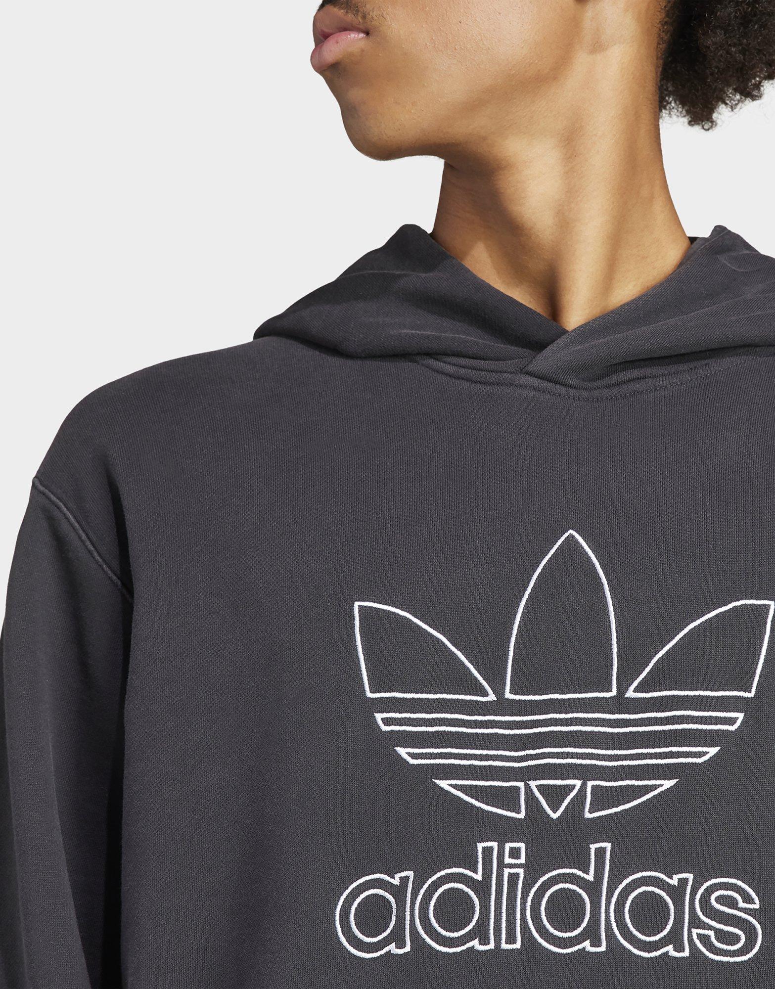 adidas Adicolor Outline Trefoil Hoodie Schwarz JD Sports Deutschland