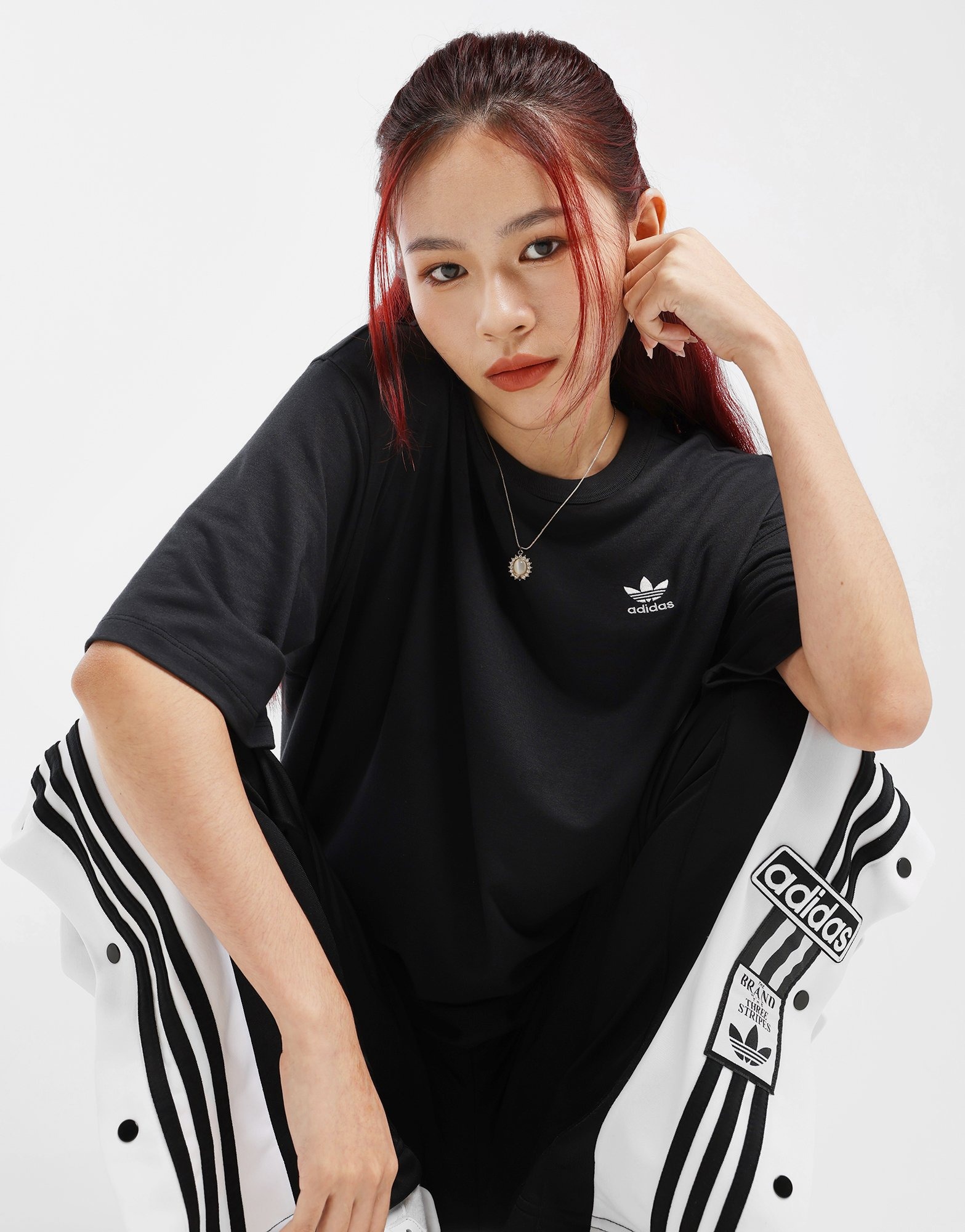 Black adidas Trefoil T Shirt Women s JD Sports Malaysia