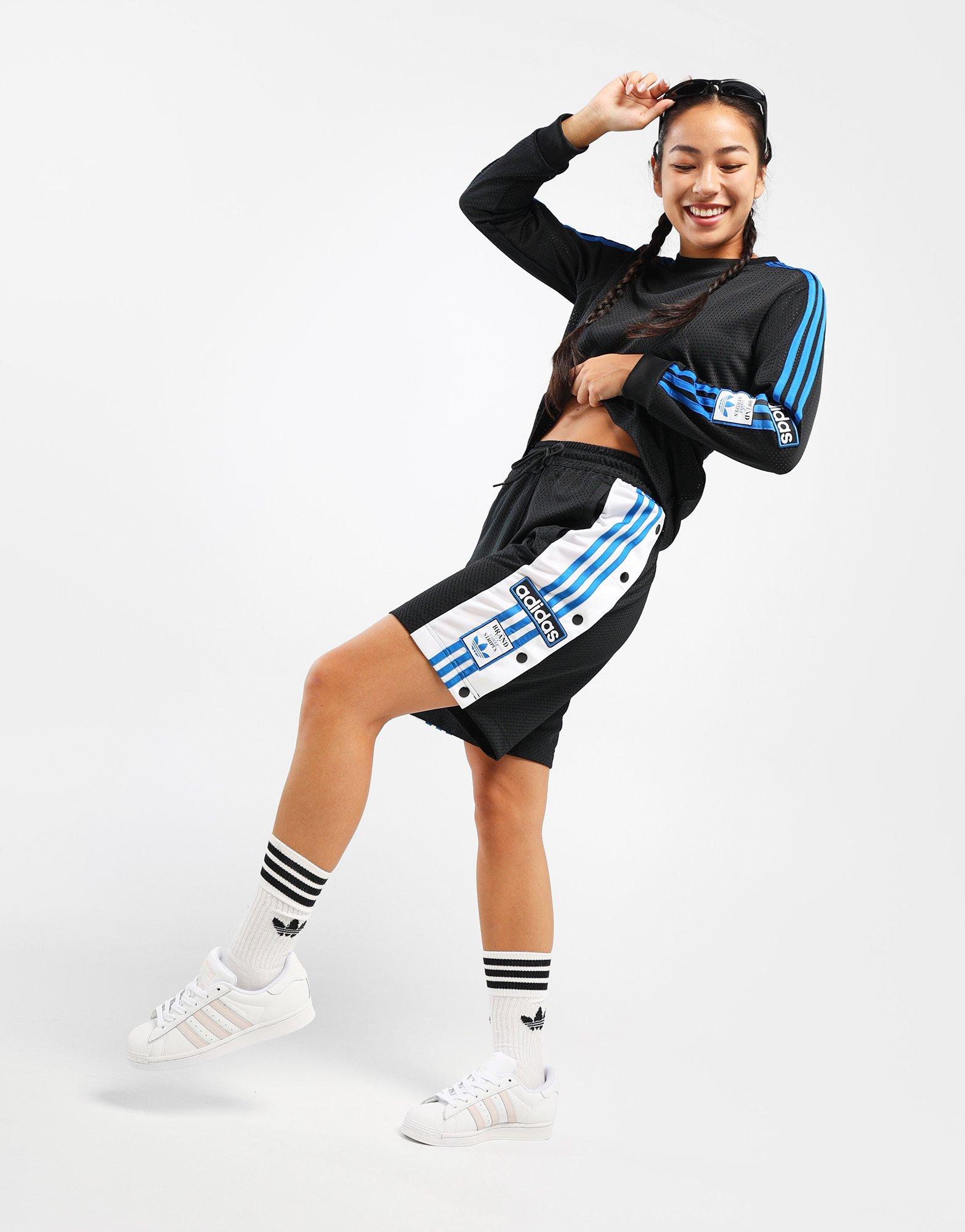 Black adidas Originals Adibreak Basketball Shorts Women's JD Sports Malaysia