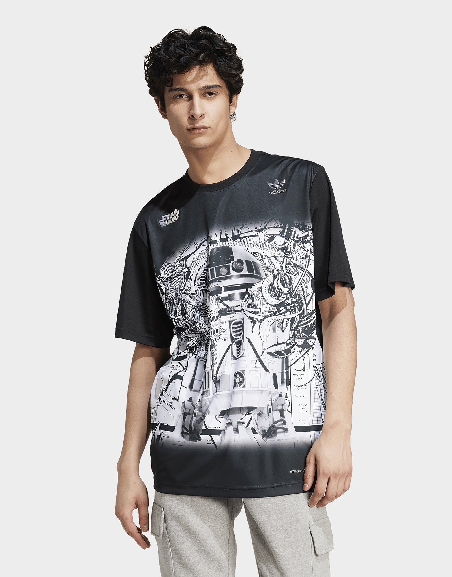 adidas adidas Star Wars Nanzuka Graphic T Shirt Schwarz JD Sports Deutschland