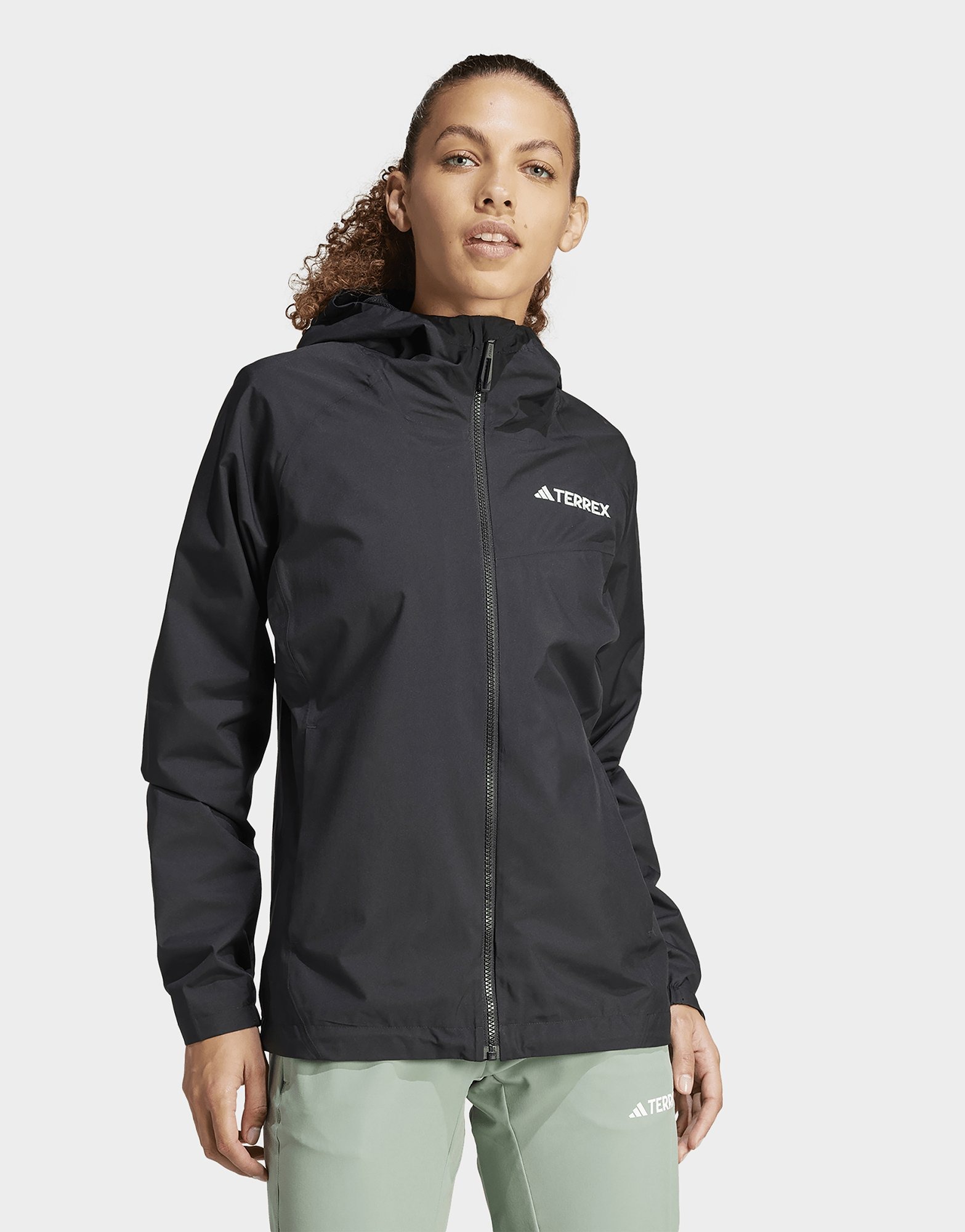 Black adidas Terrex Multi 2L RAIN.RDY Jacket | JD Sports UK