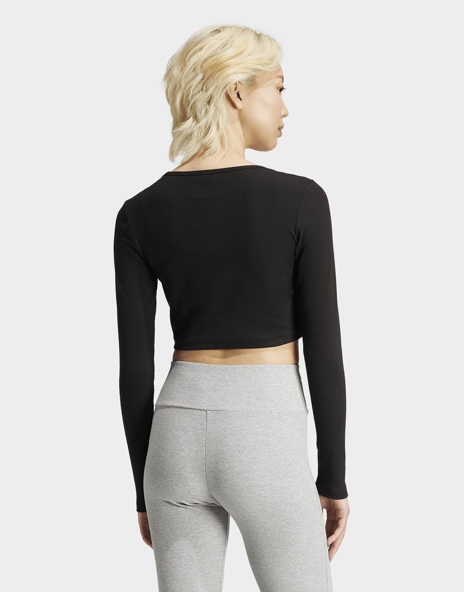 adidas Originals Essentials Ribbed Crop Longsleeve
