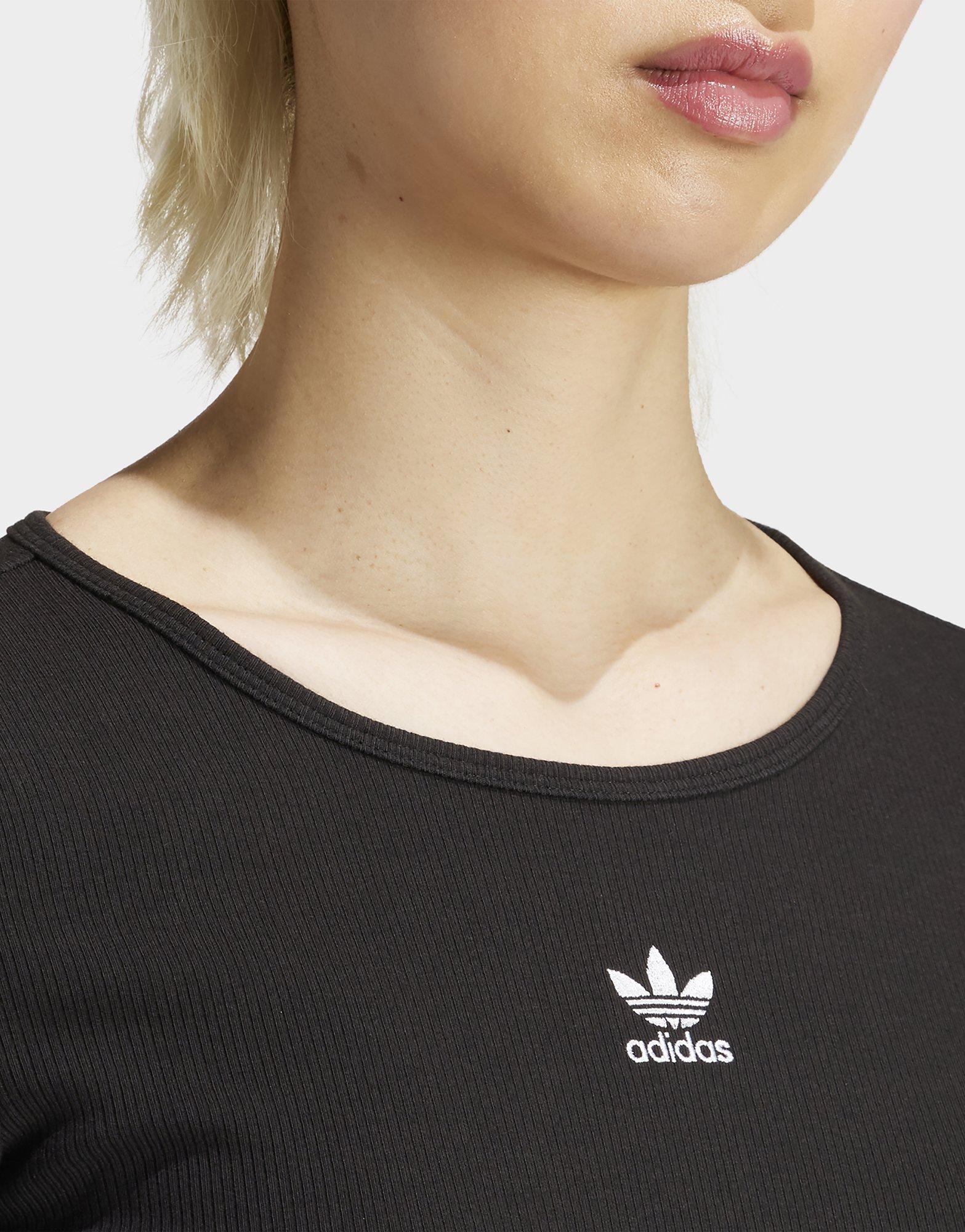 adidas Originals Essentials Ribbed Crop Longsleeve