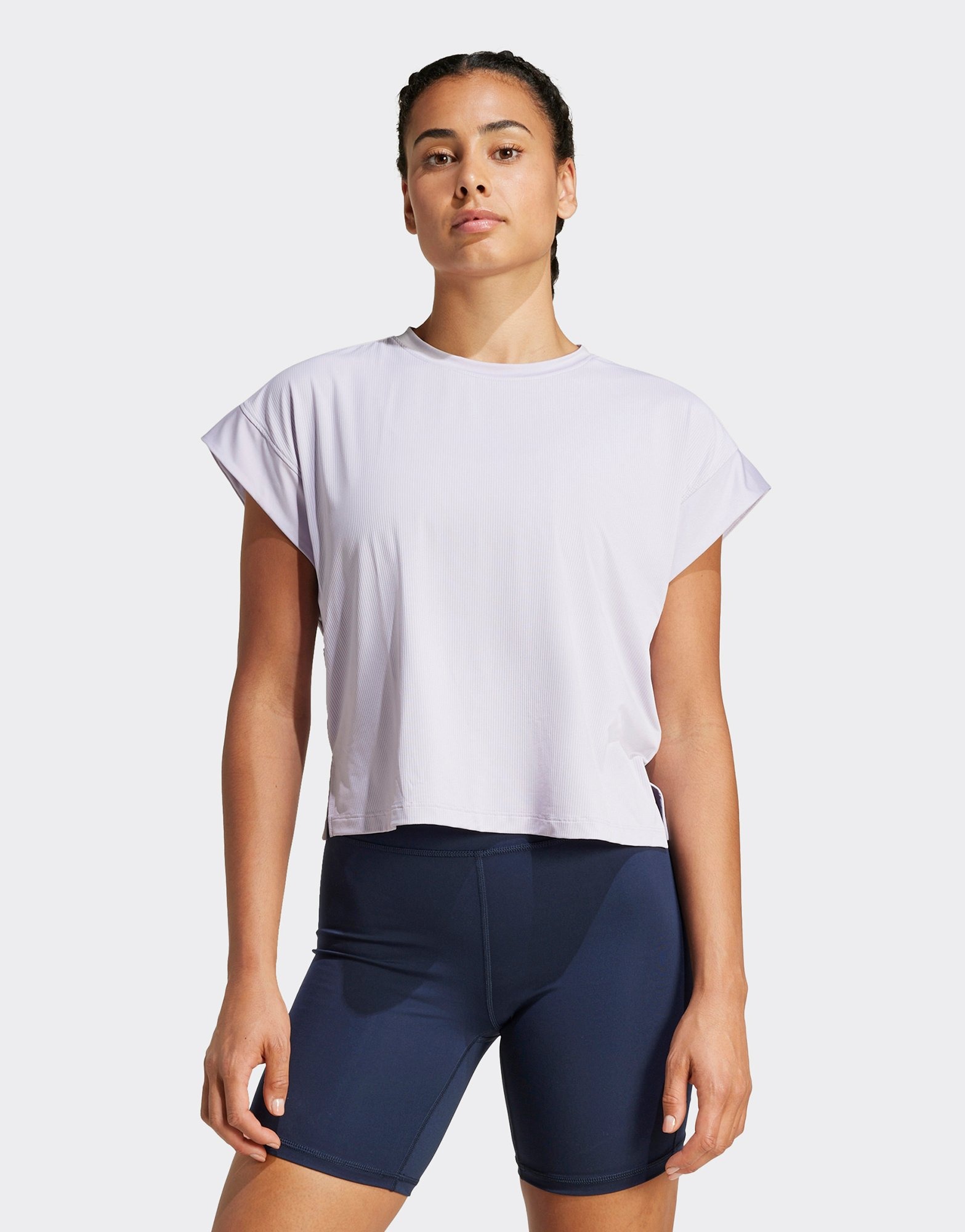 Purple adidas Studio TShirt JD Sports Malaysia