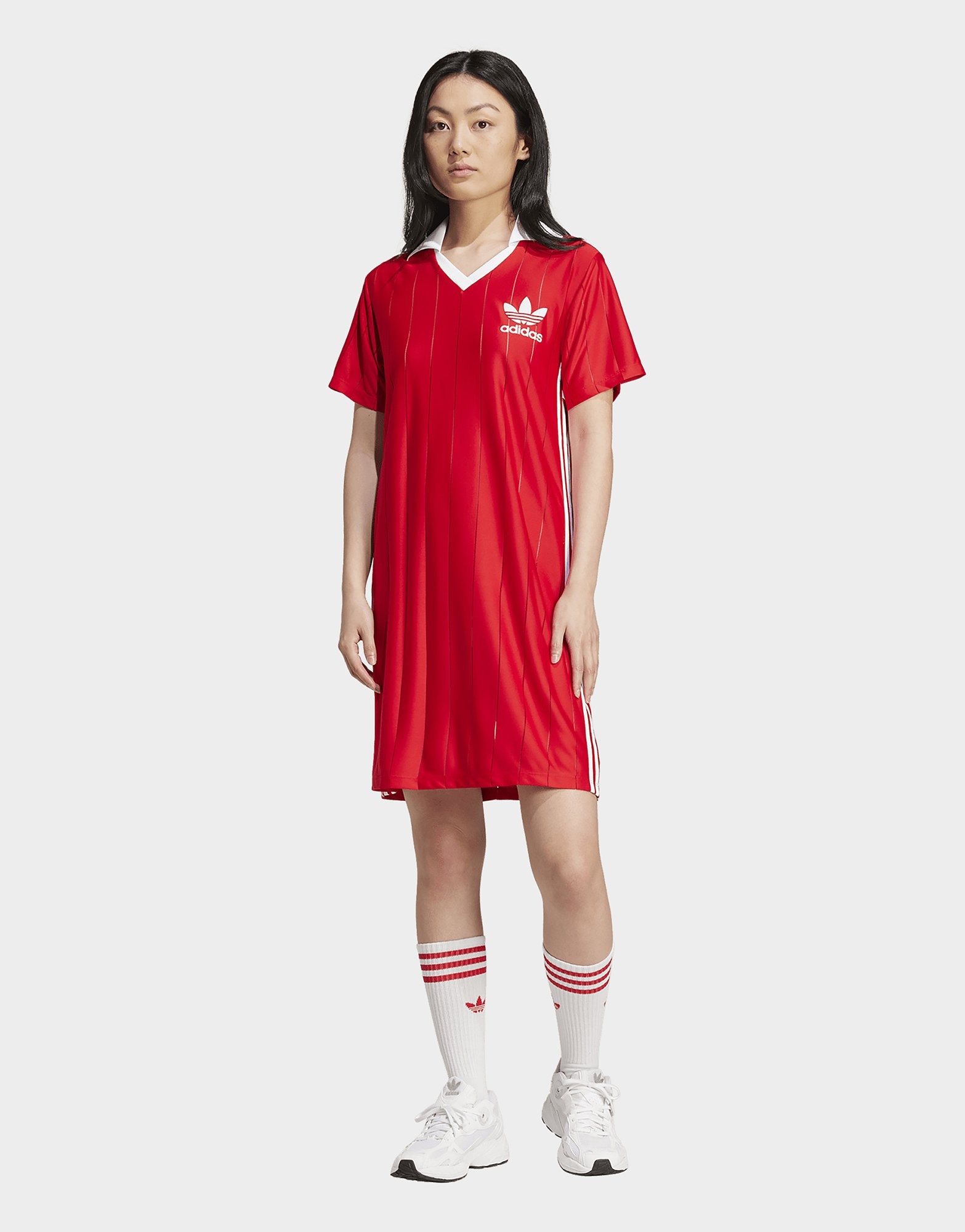 adidas Originals Vestido Adicolor Pinstripe 3 bandas en JD Sports Espana