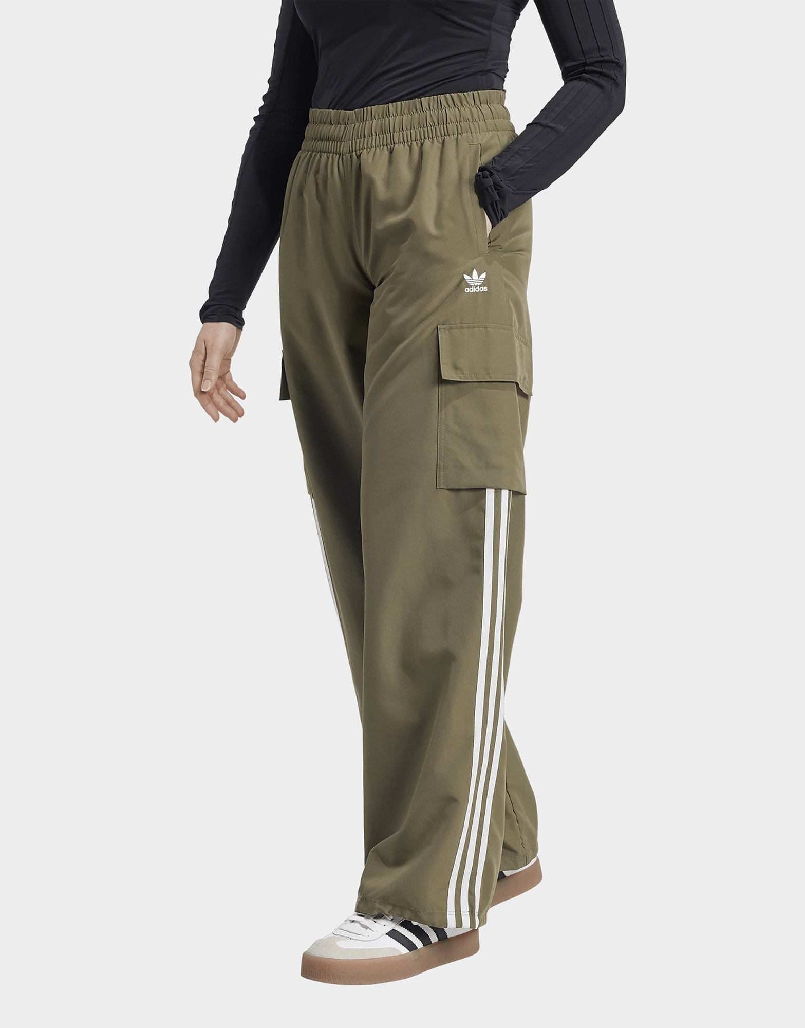 Pantalon cargo adidas femme sale