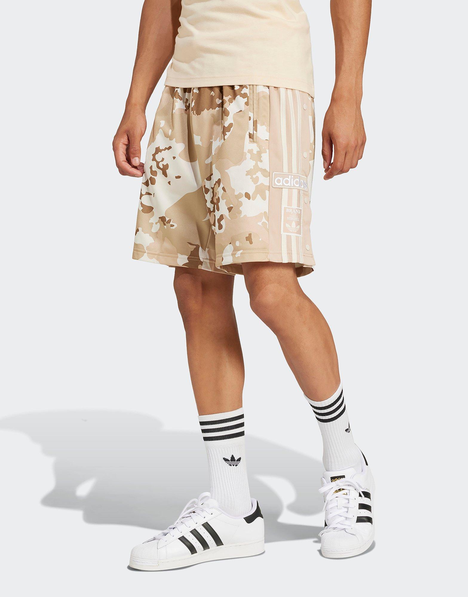 Adidas beige shorts on sale