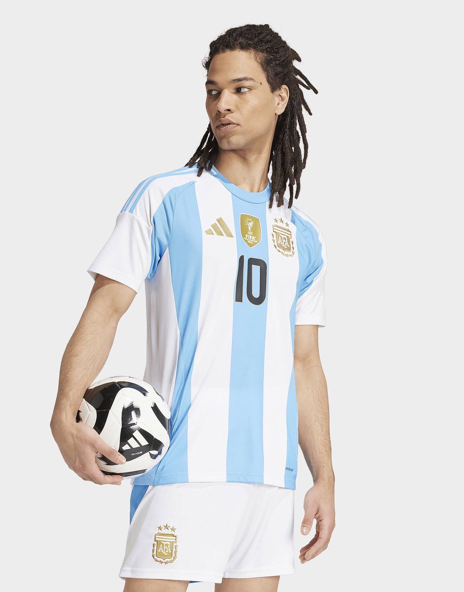 White adidas Argentina 24 Messi Home Jersey | JD Sports UK