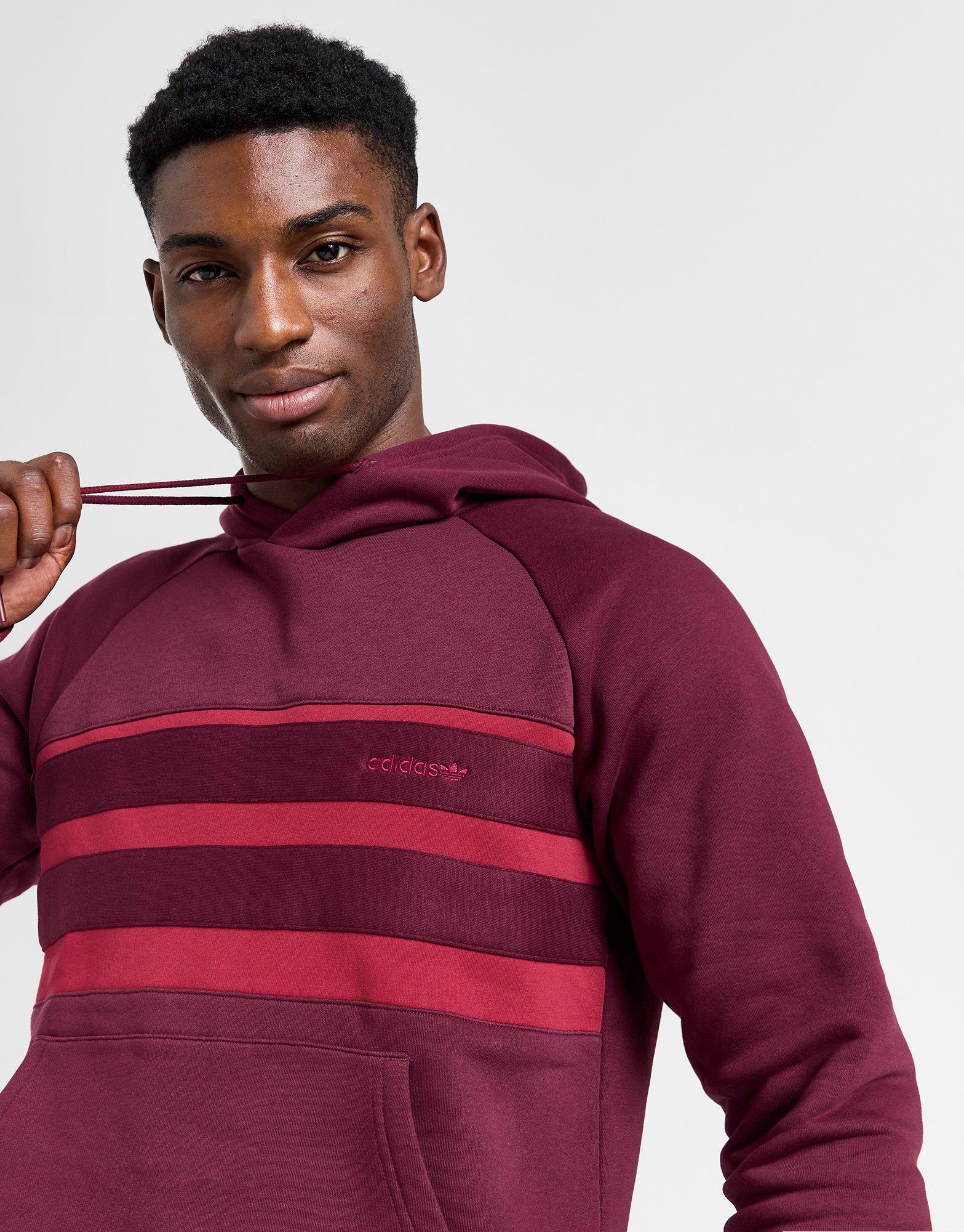 Burgundy adidas The First Hoodie JD Sports UK