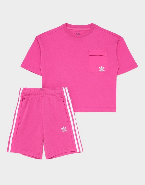 adidas Adicolor Shorts and Tee Set Children
