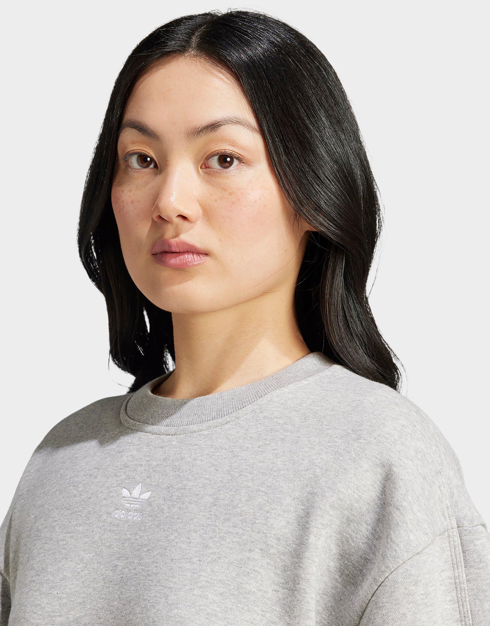 adidas Originals Sweat-shirt ras-du-cou long molleton Essentials