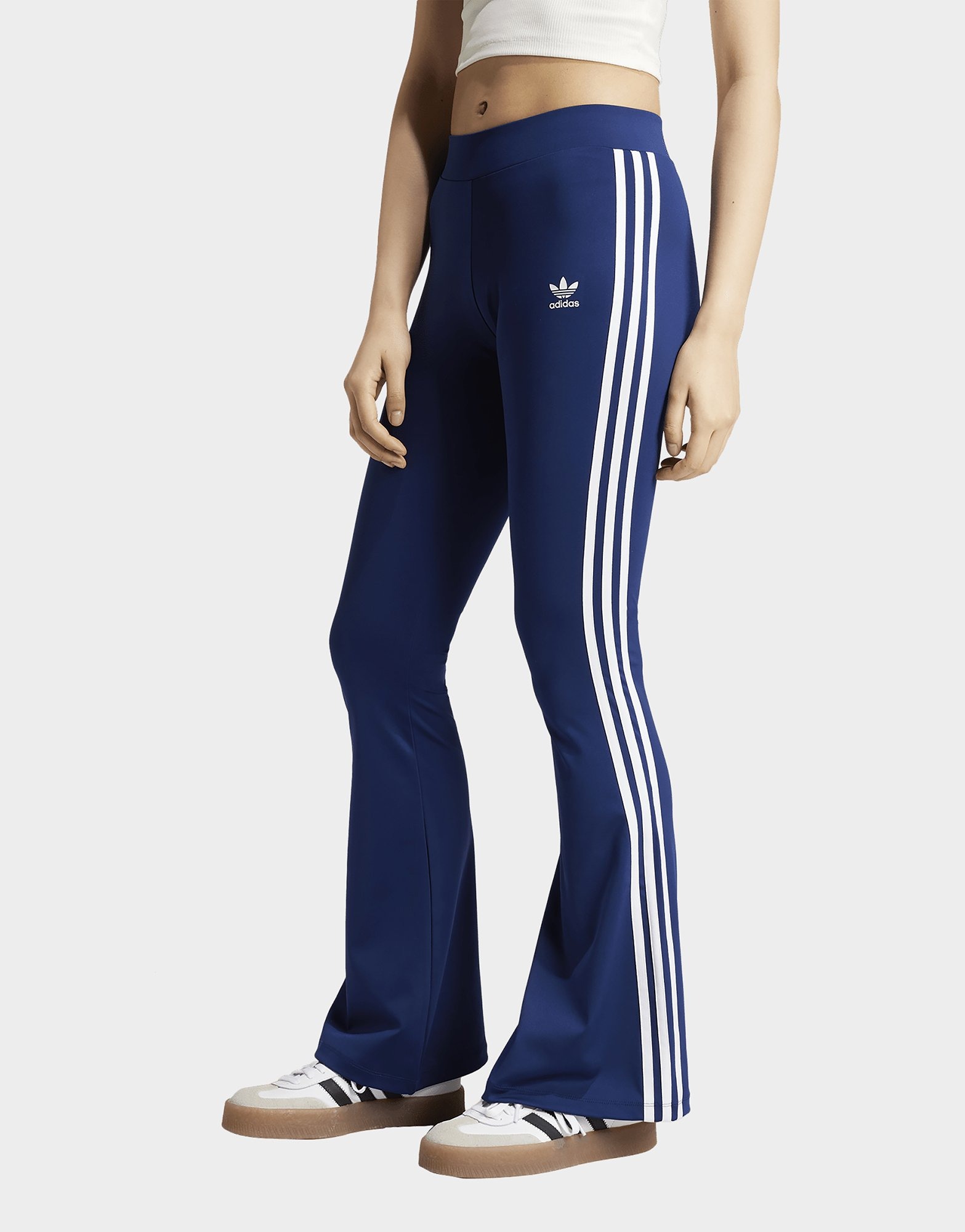 Adidas originals 3-stripes trefoil velvet leggings dames best sale