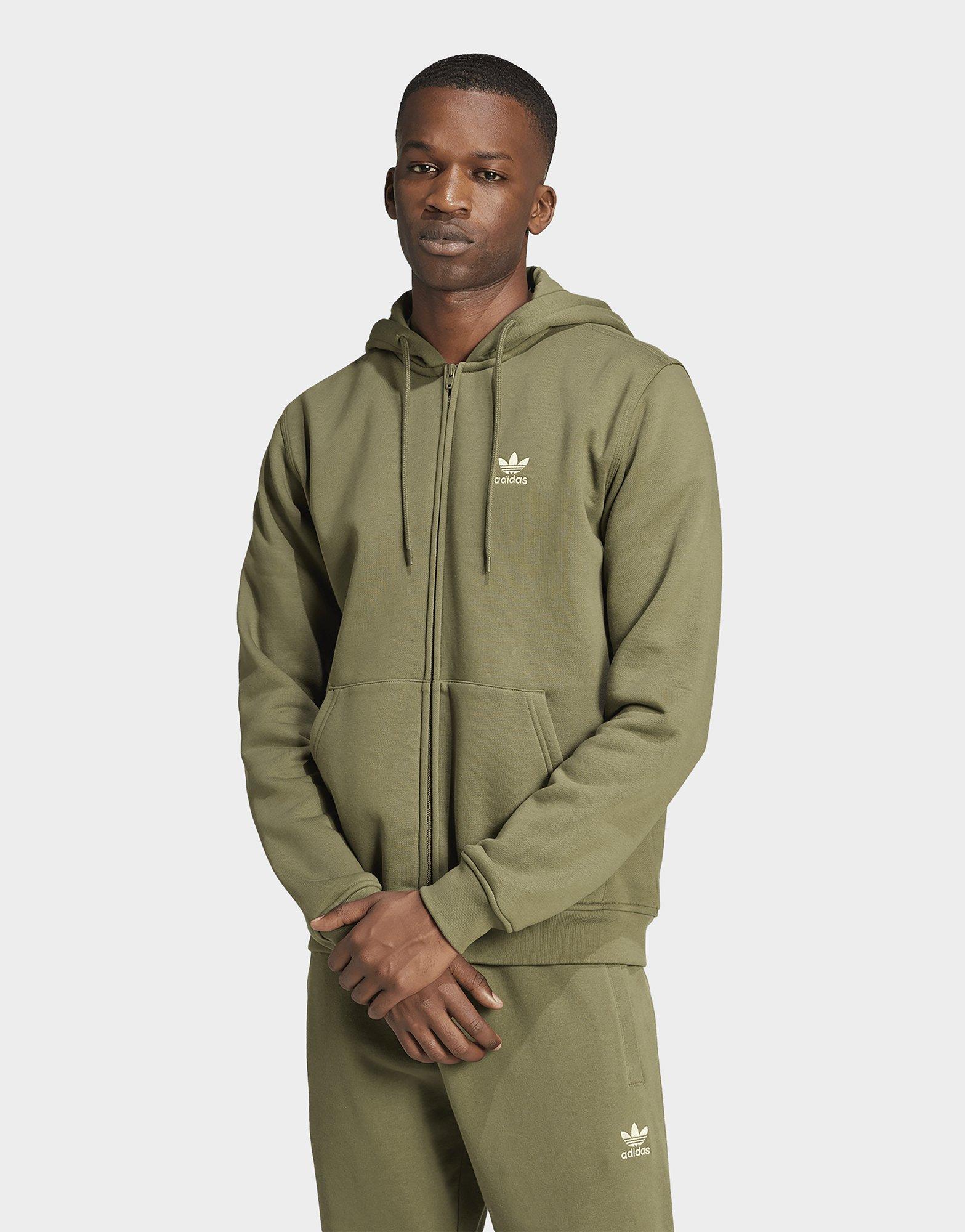 Khaki green adidas hoodie store