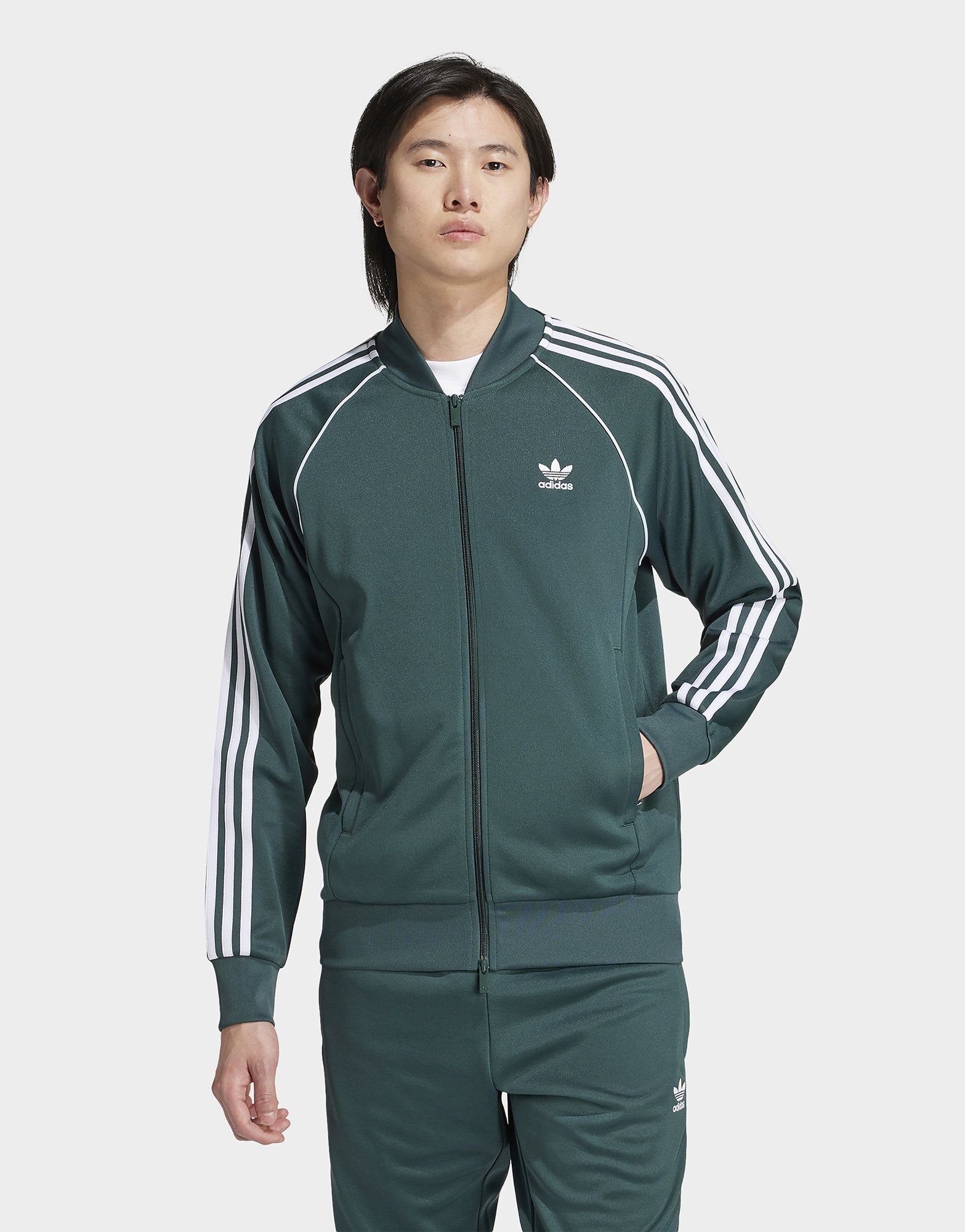 Green adidas Adicolor Classics SST Track Jacket - JD Sports Singapore