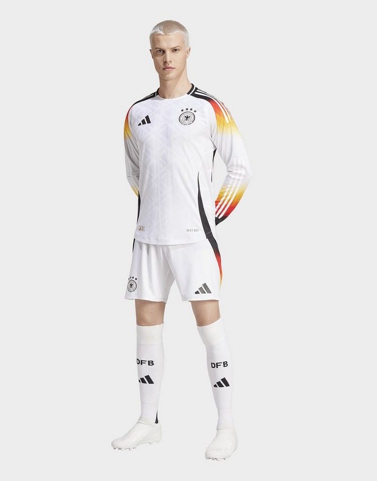 adidas Germany 24 Long Sleeve Home Authentic Jersey