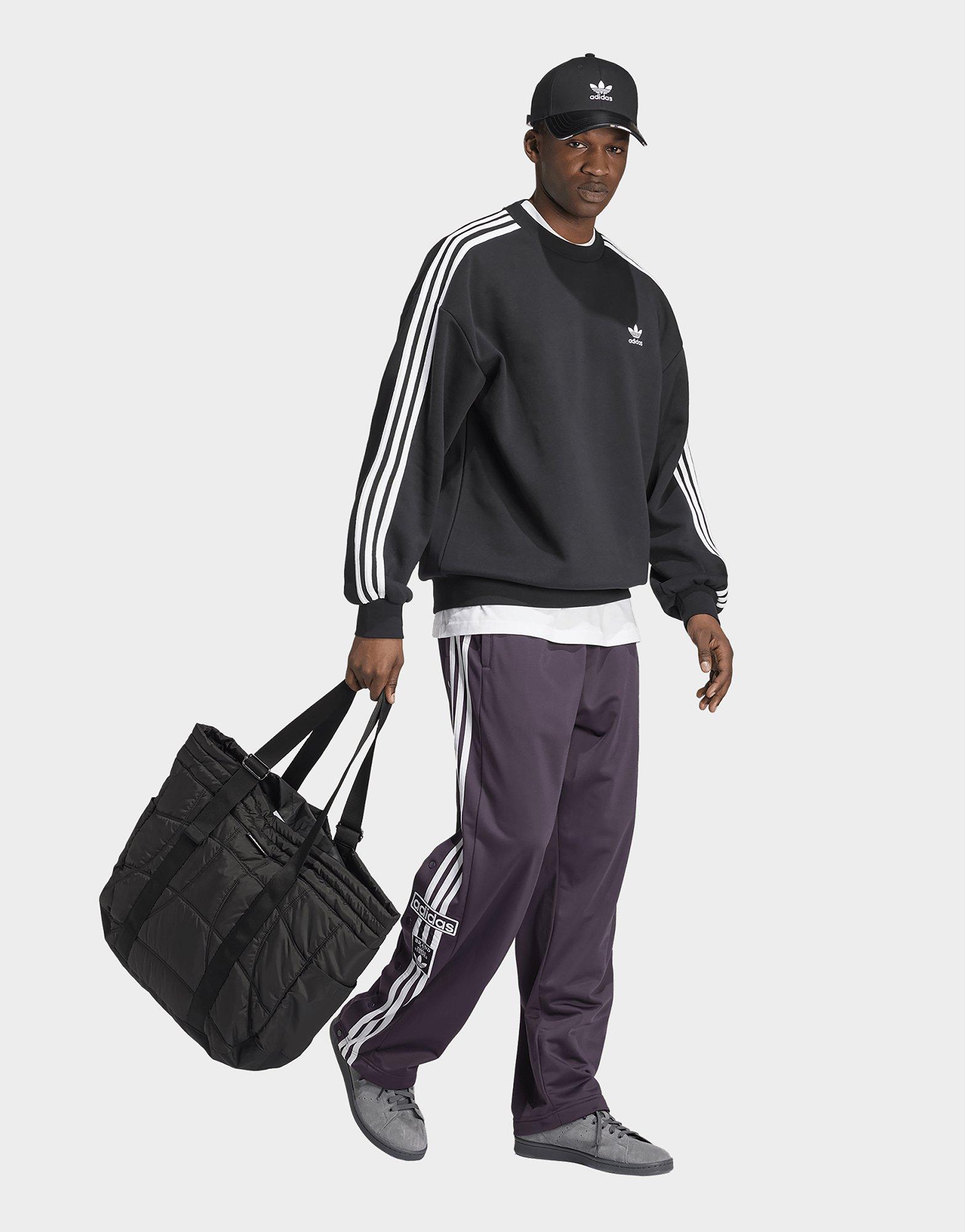 Black adidas Adicolor Oversized Crew Sweatshirt JD Sports UK