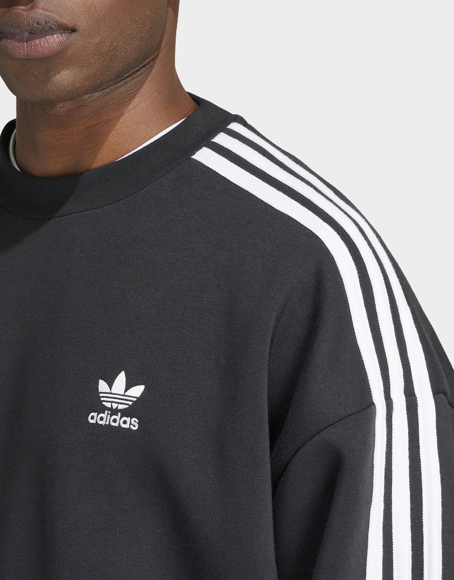 Oversized black adidas sweatshirt clearance