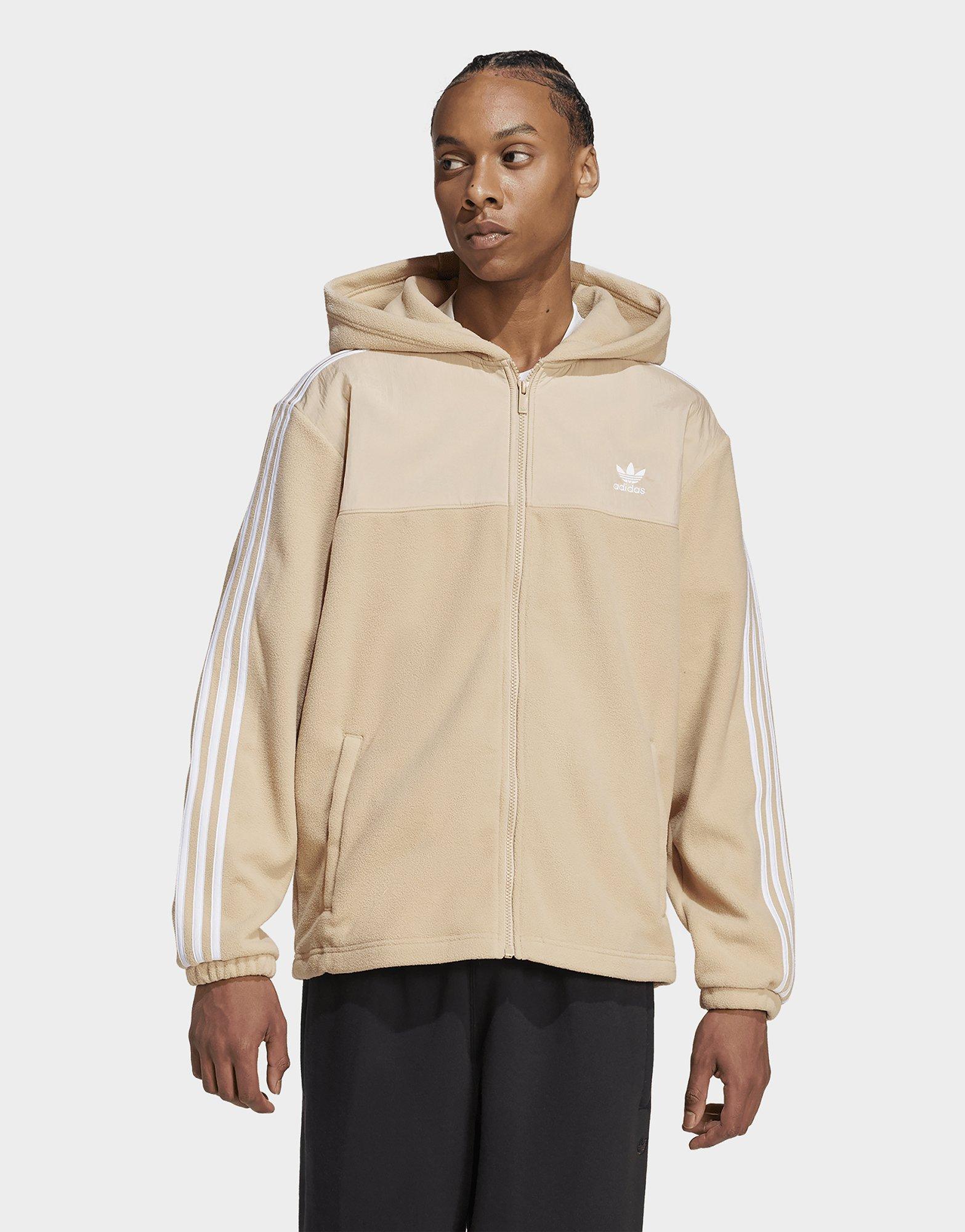 ★adidas originals★3S TEDDY FLEECE フーディー★追跡可 Brown adidas Adicolor 3-Stripes Teddy Fleece Hoodie | JD