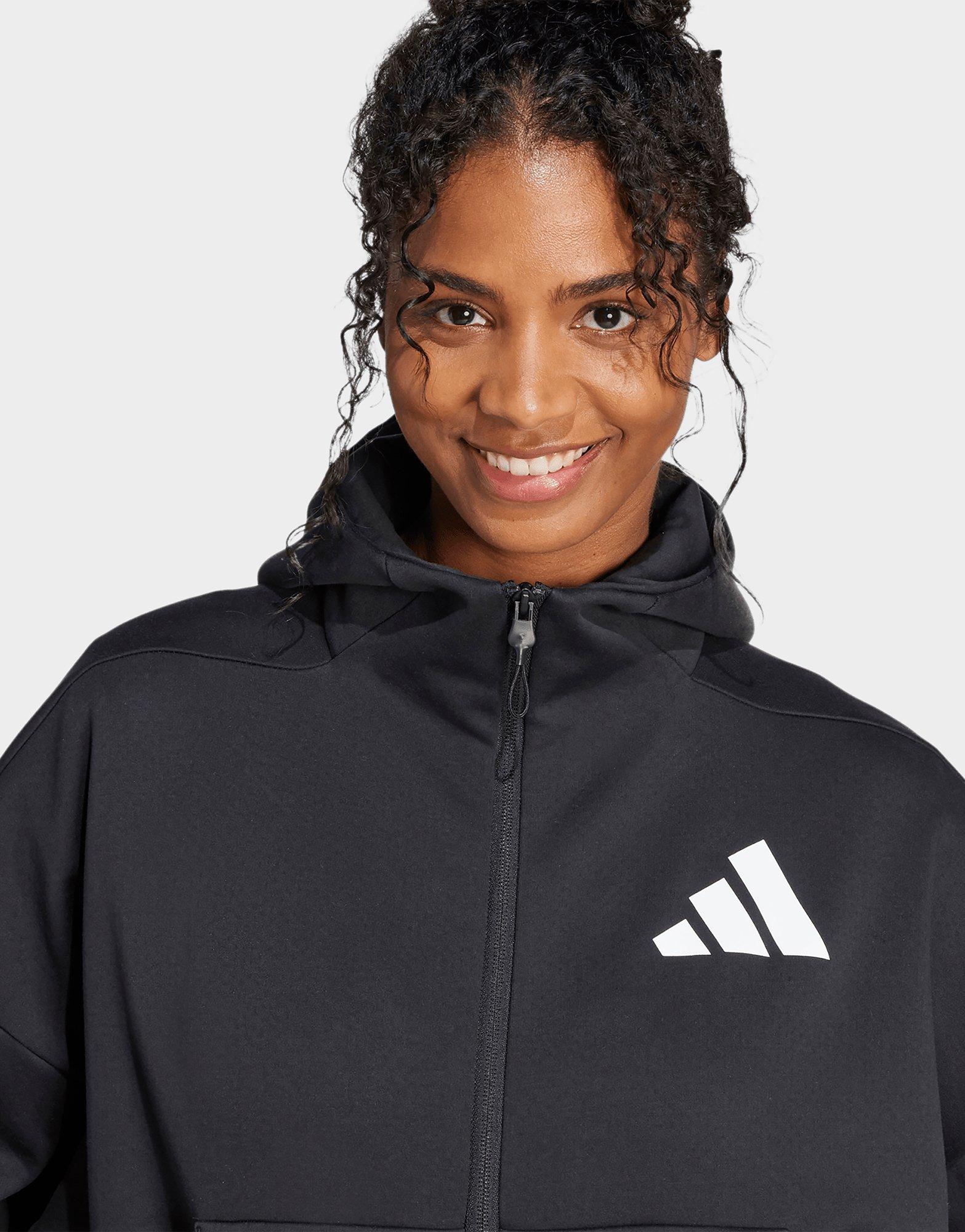 Black adidas Z.N.E. Full-Zip Hoodie | JD Sports UK