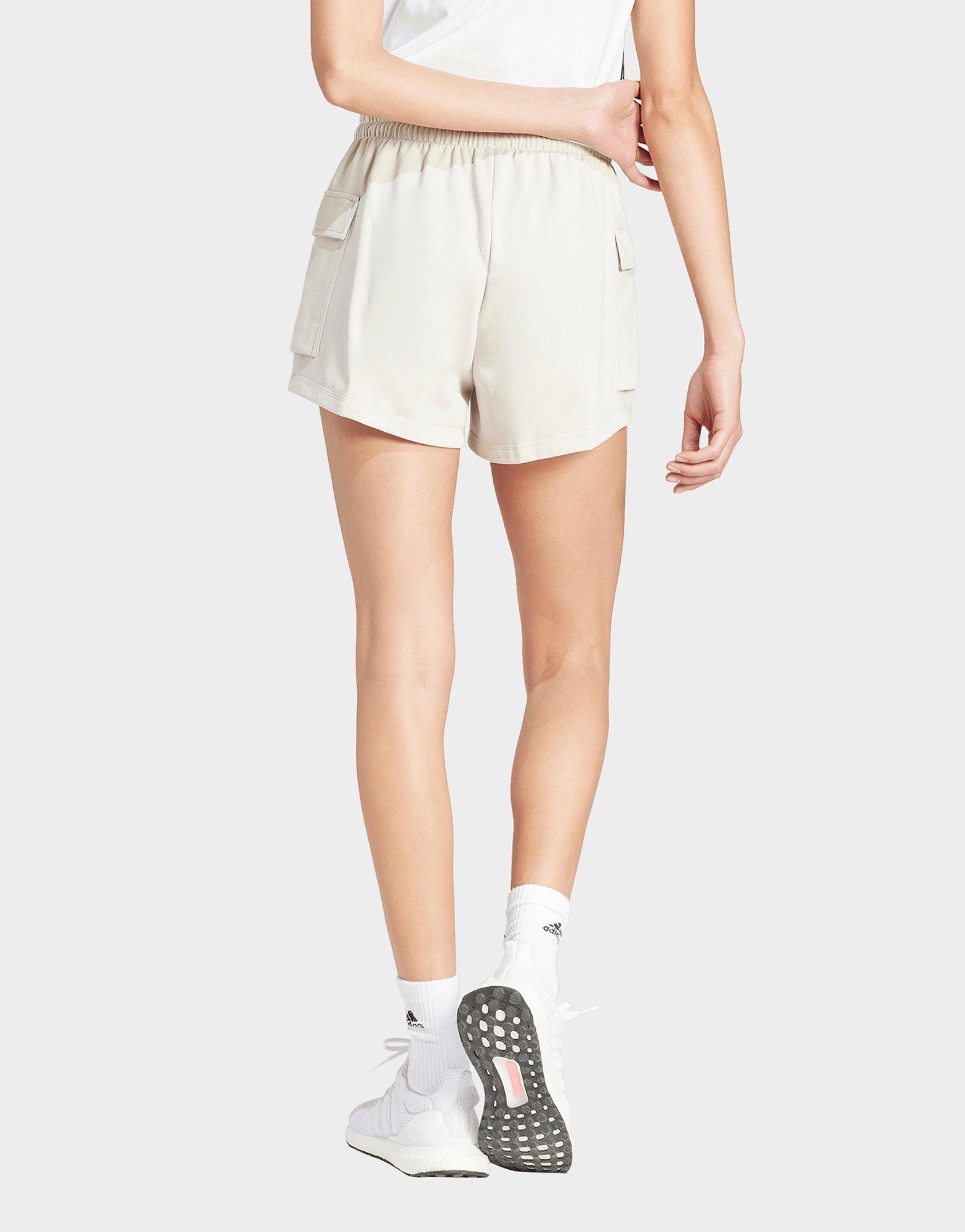 adidas Essentials Small Logo French Terry Cargo Shorts