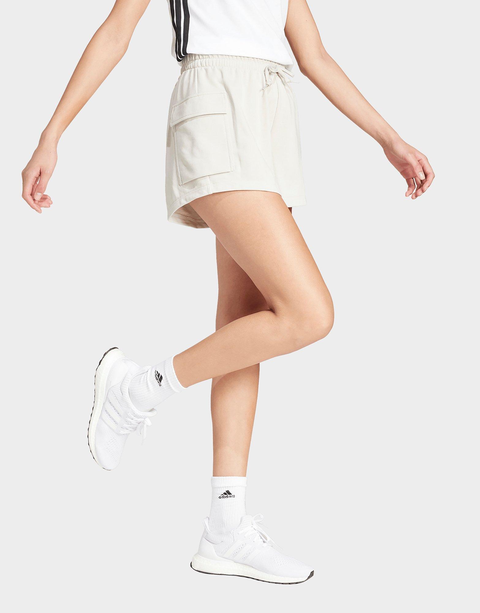 adidas Essentials Small Logo French Terry Cargo Shorts