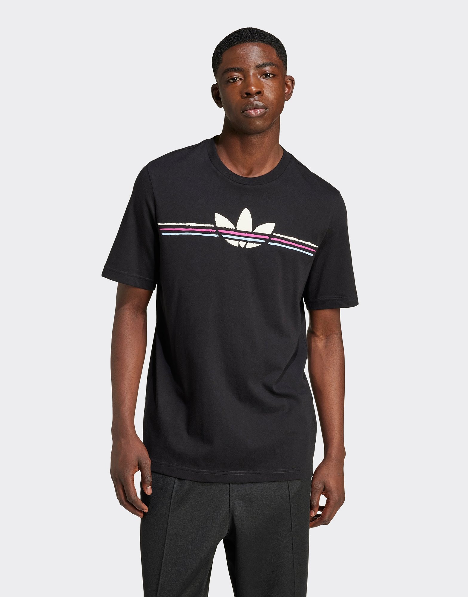 Black adidas '80s Graphic Logo T-Shirt | JD Sports Malaysia