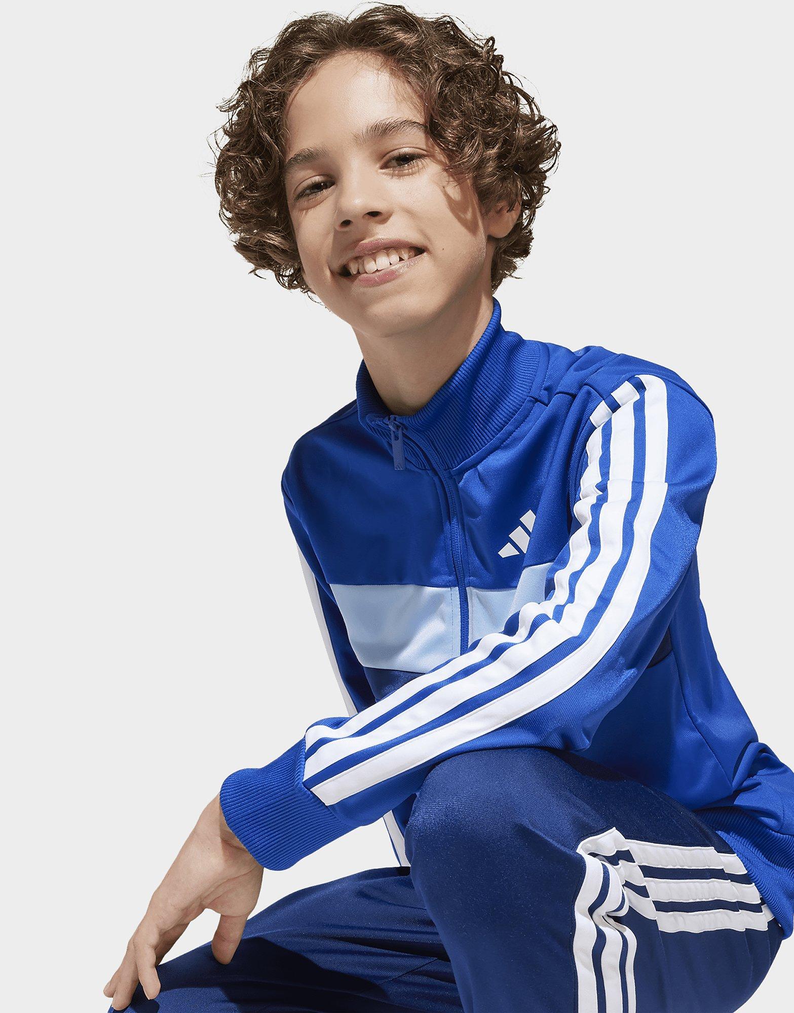 adidas Seasonal Essentials Tiberio 3-Stripes Tricot Track Suit Kids