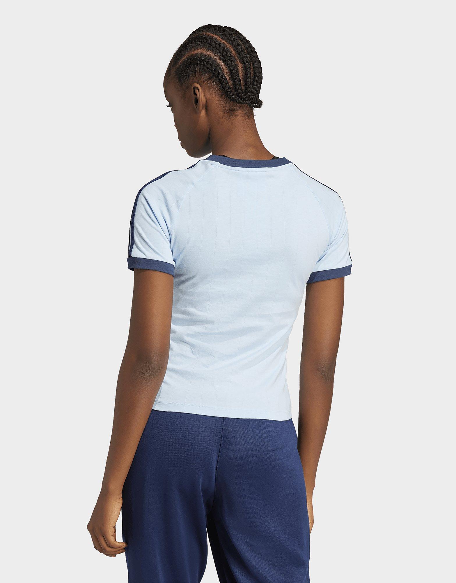 トップス Adidas Originals Linear Graphic Cali Linear Graphic Cali Tee - Blue | adidas Hong Kong
