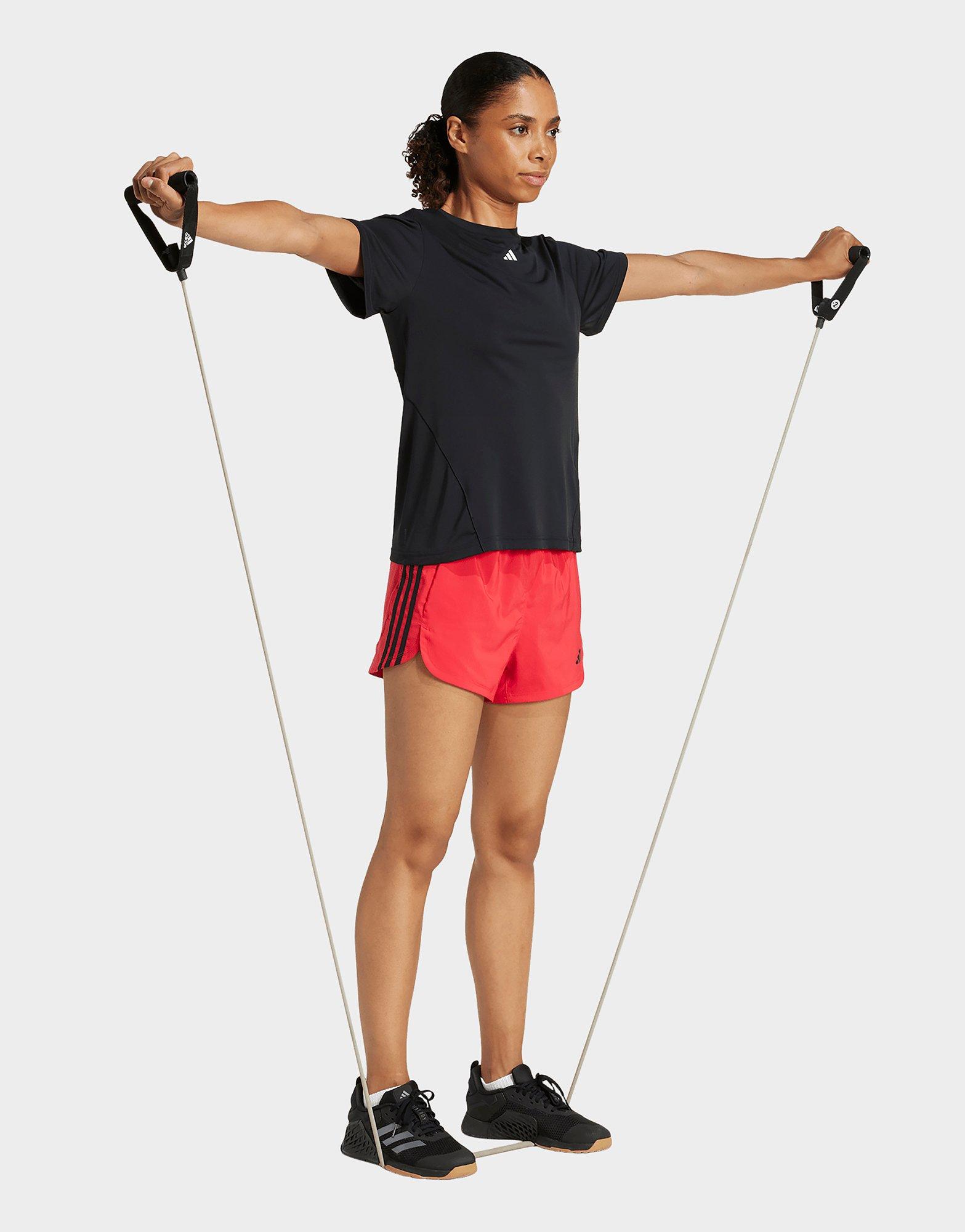 adidas Pacer Training 3-Streifen Woven High-Rise Shorts