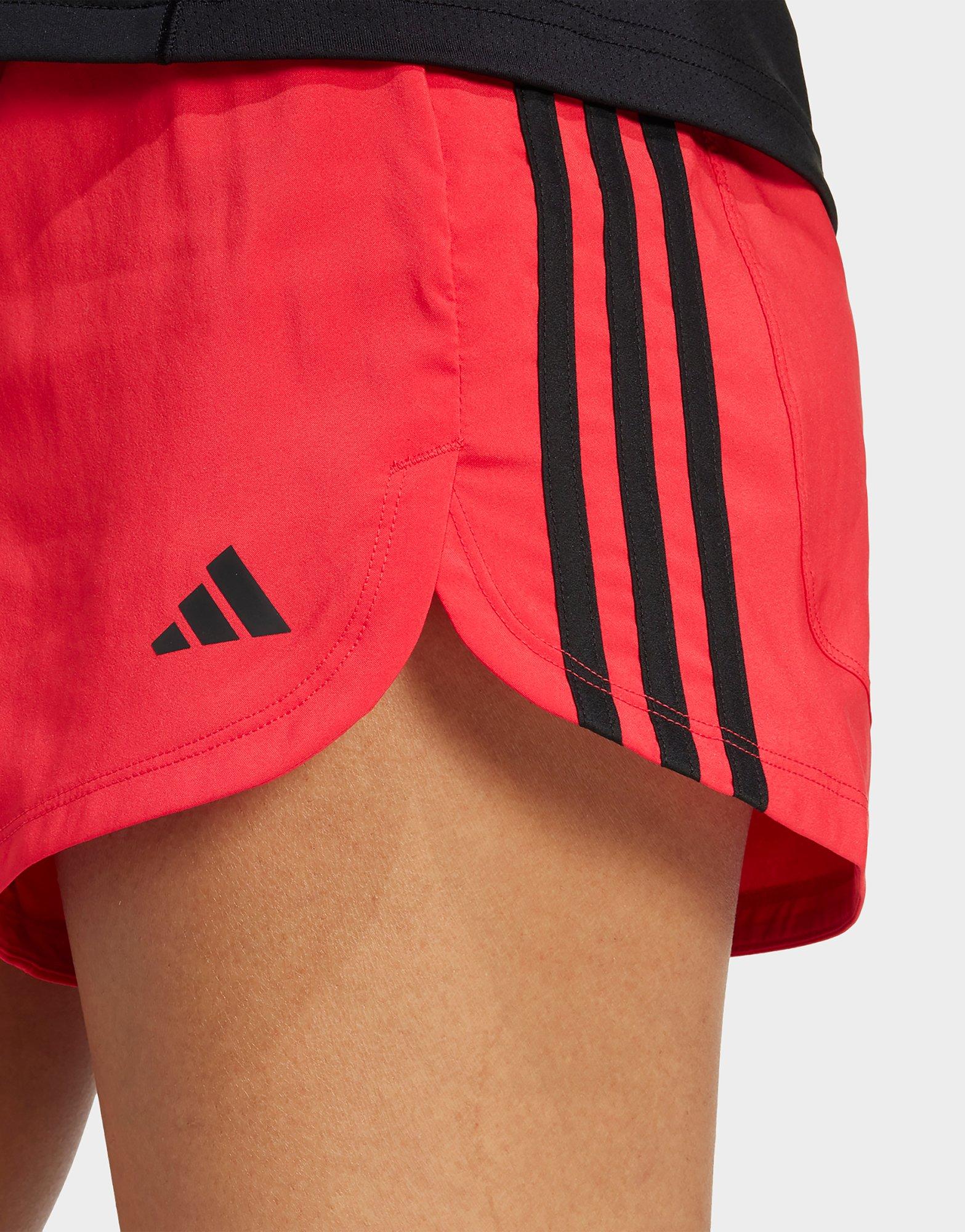 adidas Pacer Training 3-Streifen Woven High-Rise Shorts