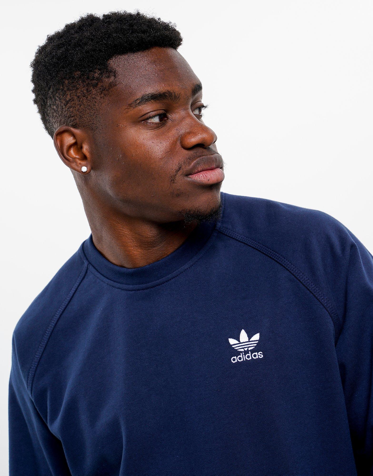 adidas Trefoil Essentials French Terry Crew Sweatshirt