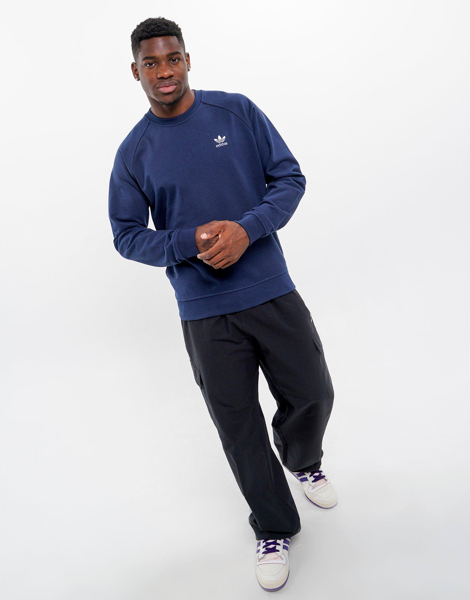 adidas Trefoil Essentials French Terry Crew Sweatshirt