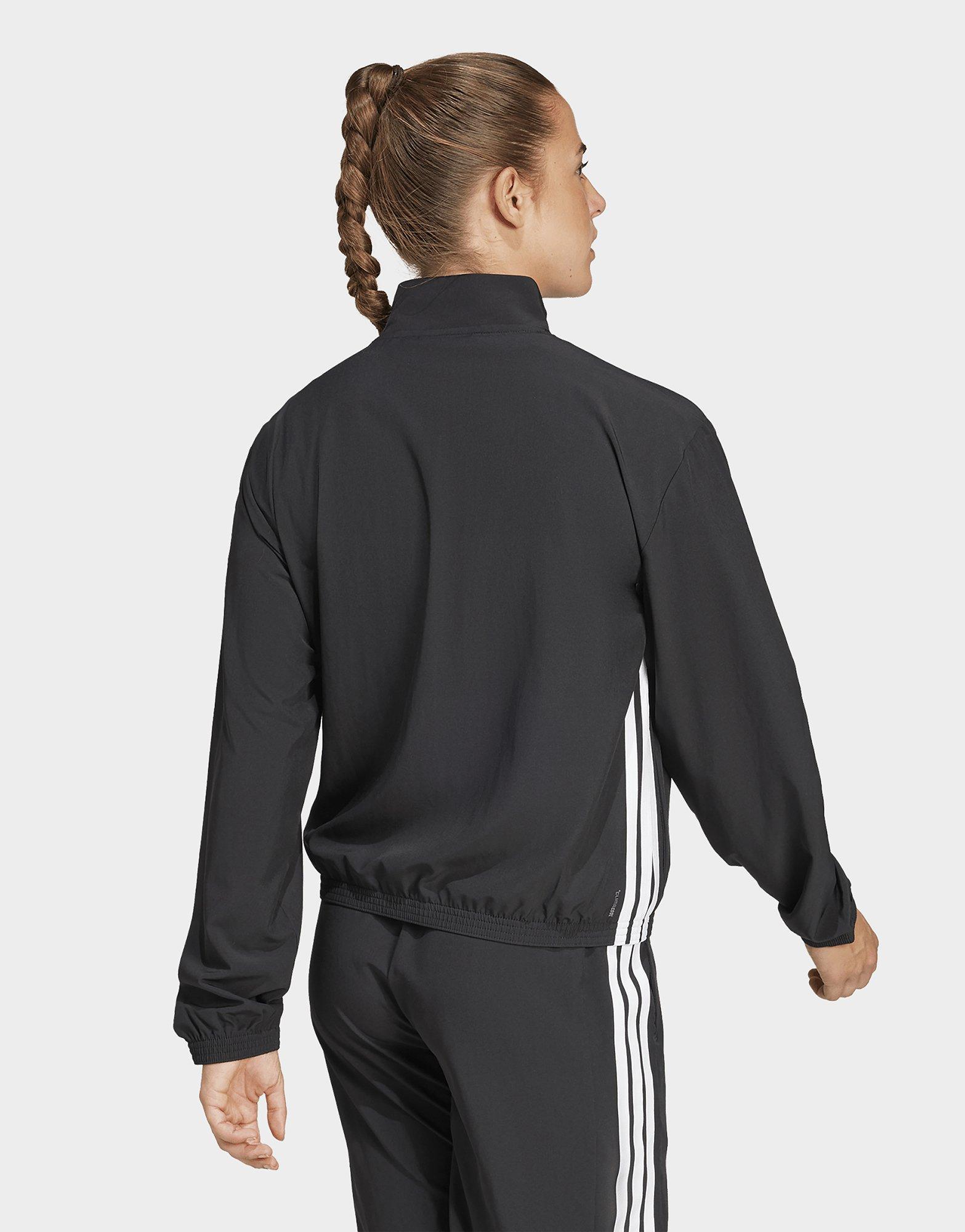 adidas Train Essentials 3-Stripes Woven Warm-Up Jacket