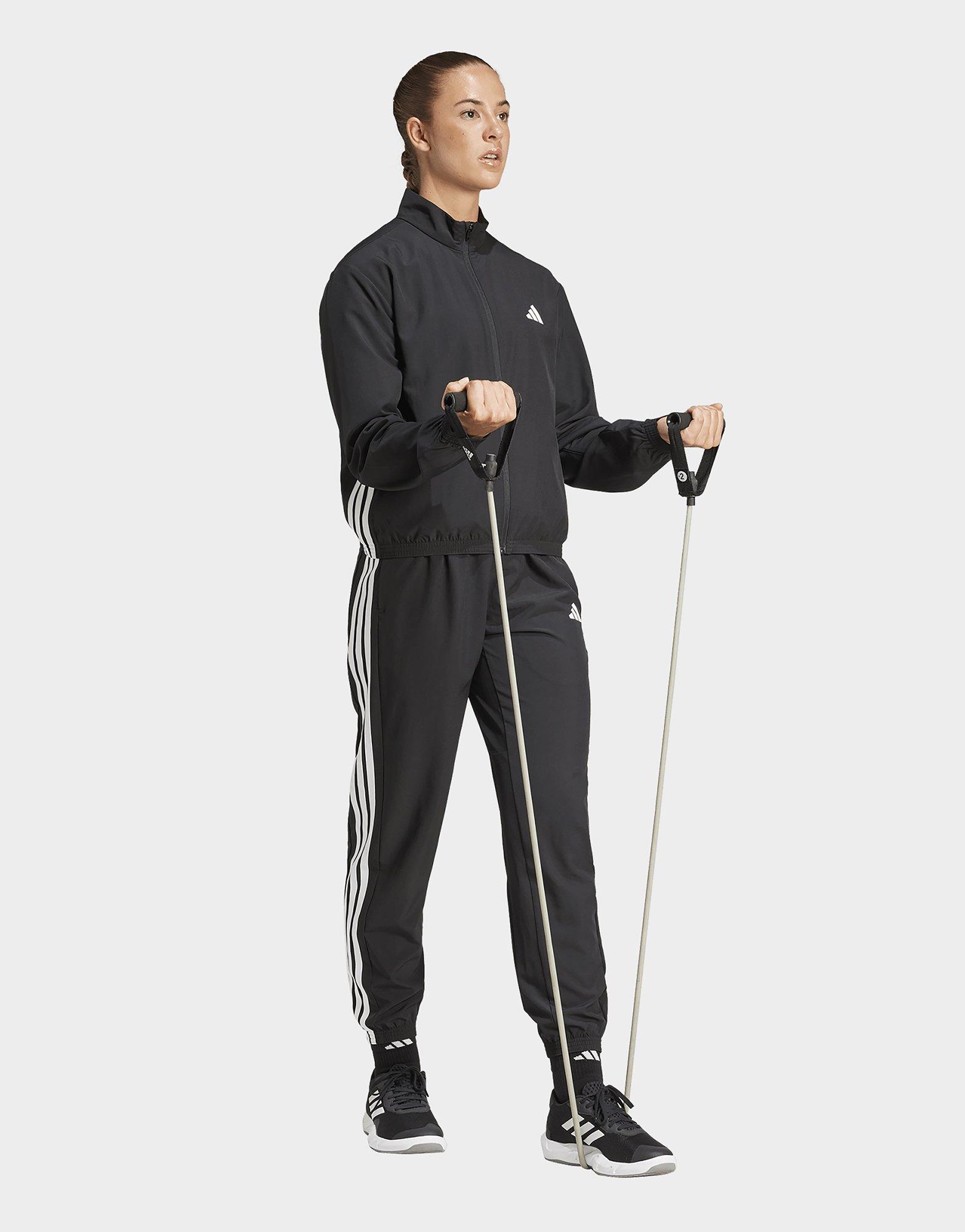 adidas Train Essentials 3-Stripes Woven Warm-Up Jacket