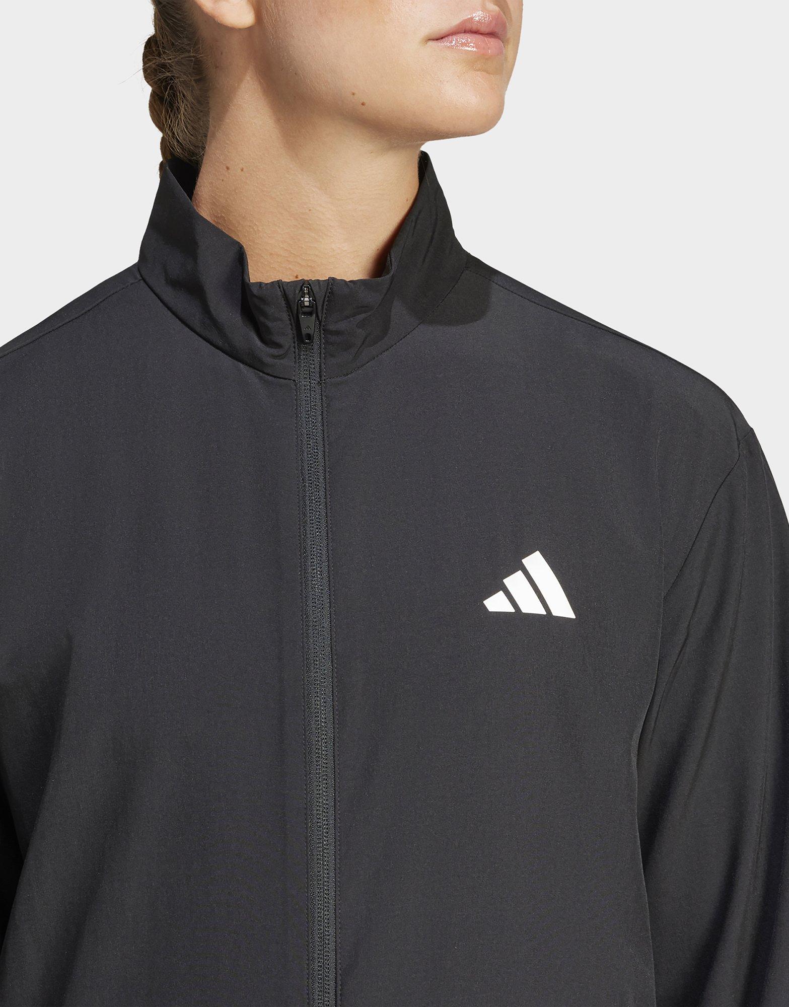 adidas Train Essentials 3-Stripes Woven Warm-Up Jacket