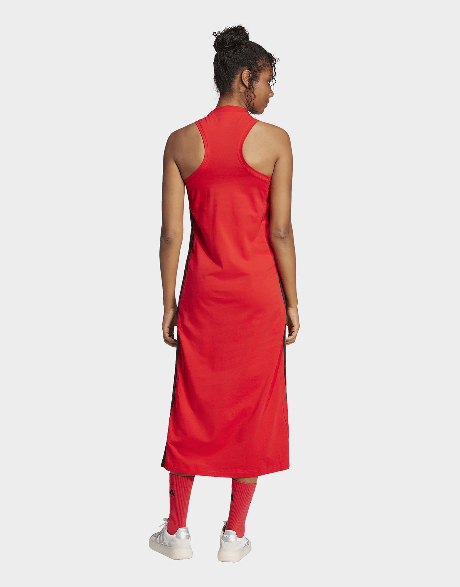 adidas Essentials 3-streifen Long Racerback Kleid