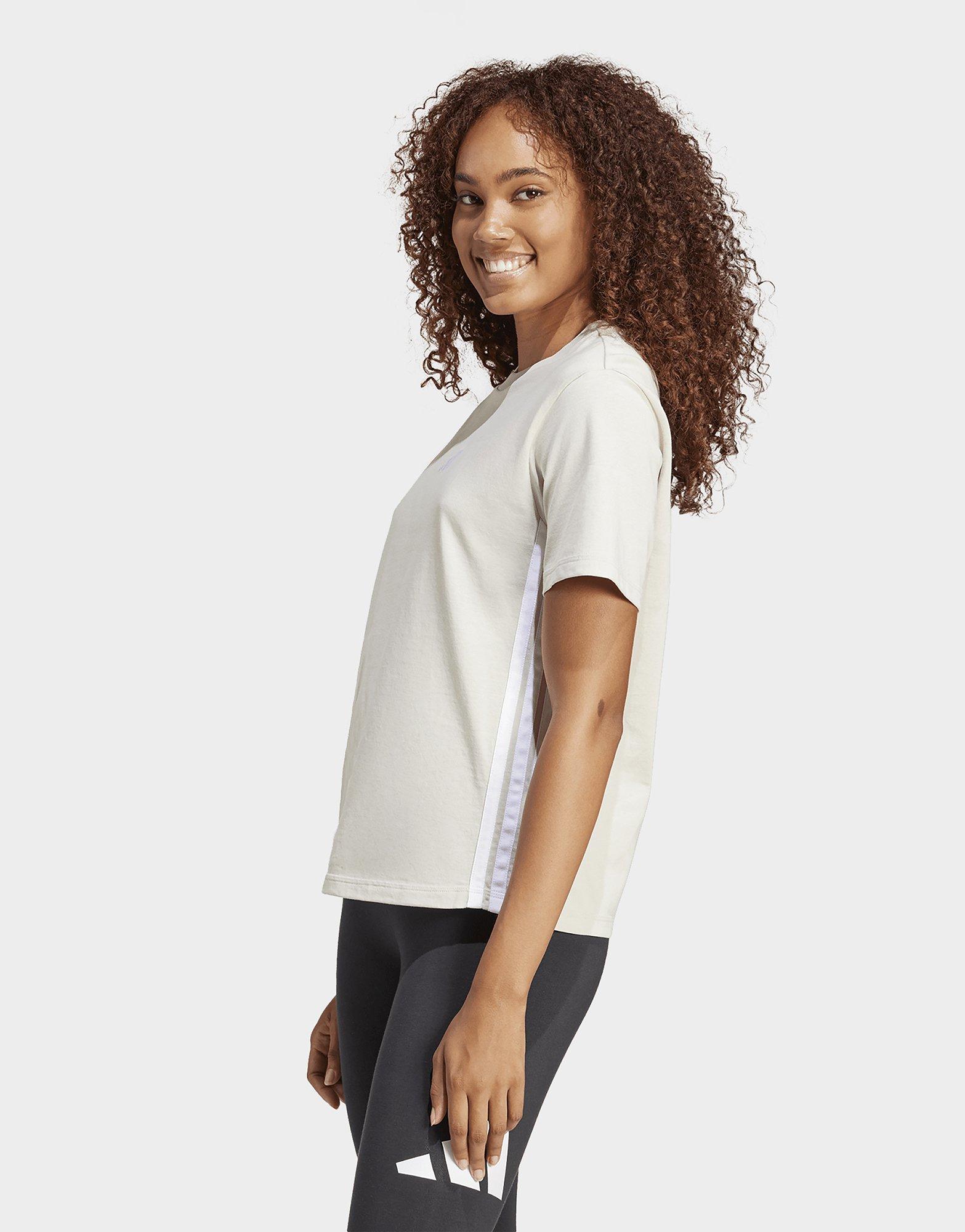 adidas Women's Essentials 3-Stripes Cotton T-Shirt