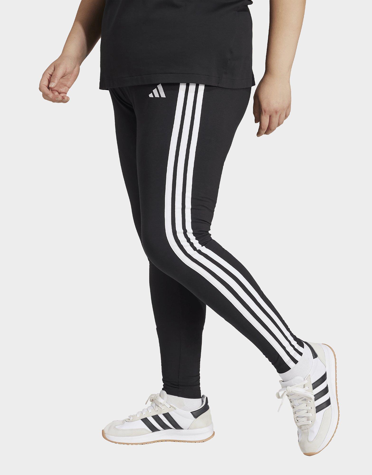 adidas Essentials 3-Stripes Katoenen Legging (Grote Maat)